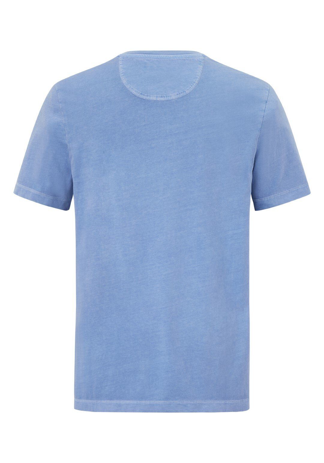 Paddock's Kurzarmshirt light Baumwolle Shirt sky Henley aus