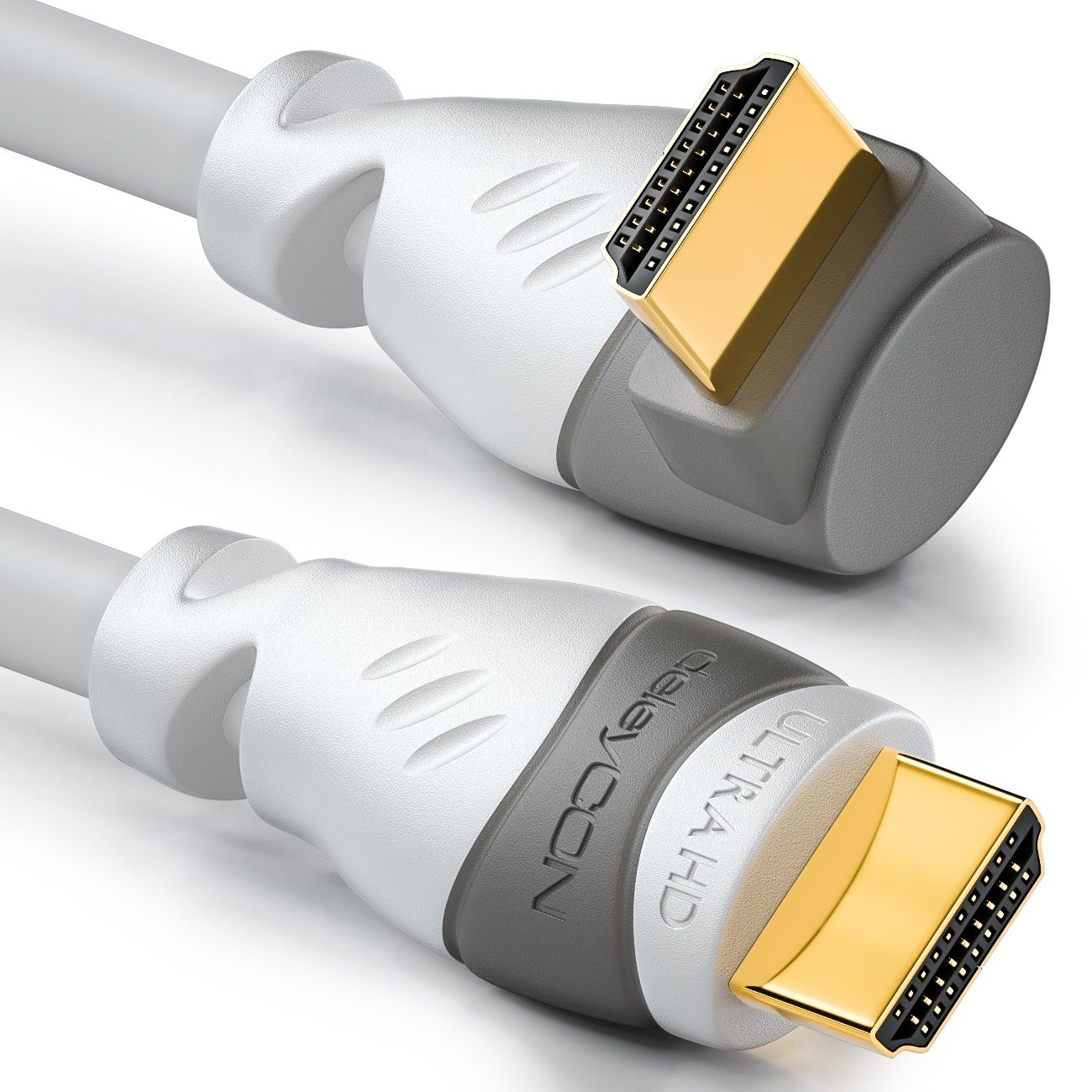 deleyCON »deleyCON 0,5m HDMI Kabel 90° gewinkelt 4K UHD 1080p FULL HD 3D  Ethernet TV« HDMI-Kabel online kaufen | OTTO