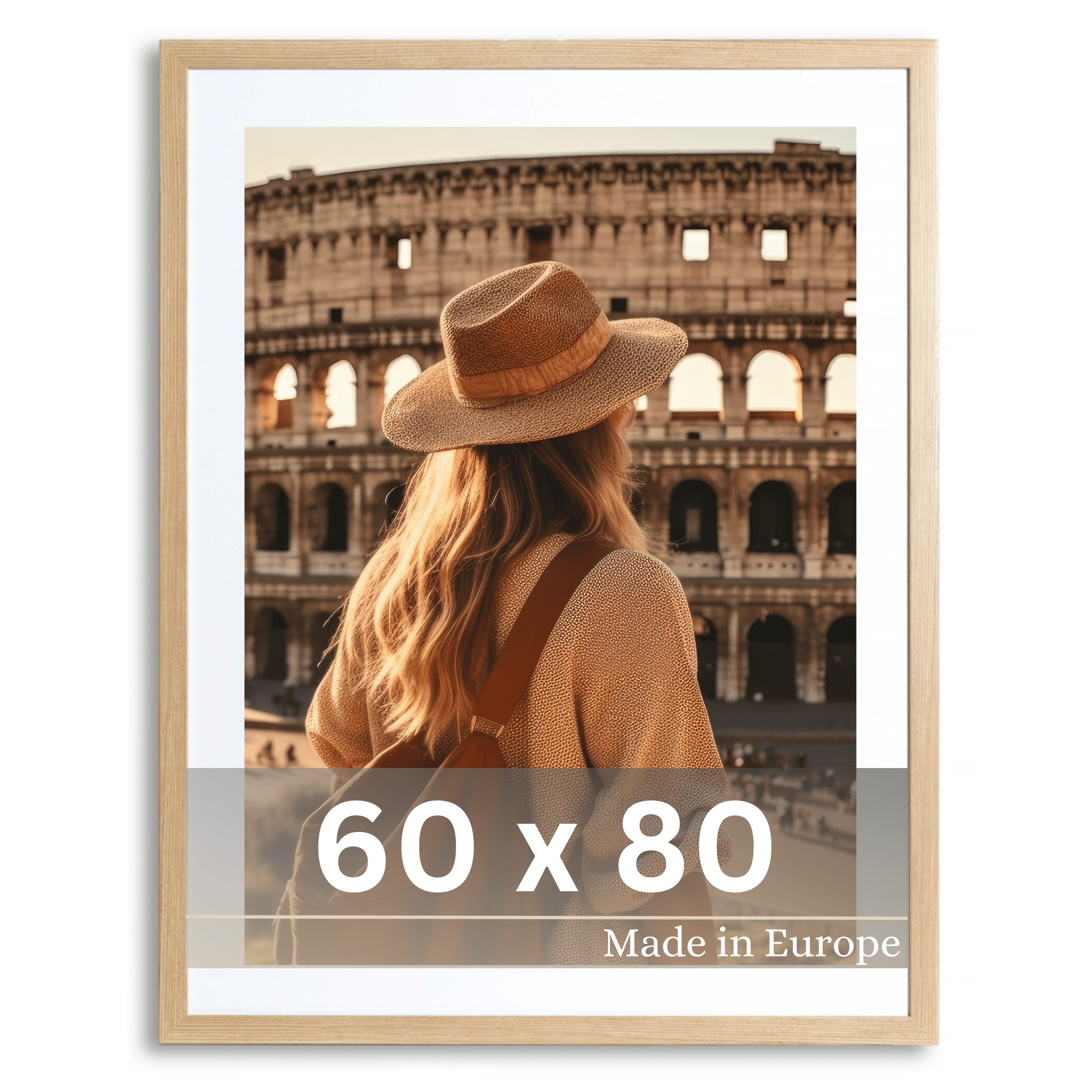 Victor (Zenith) Bilderrahmen Richter, Bilderrahmen Beige 60x80 cm mit 50x70 günstig online kaufen