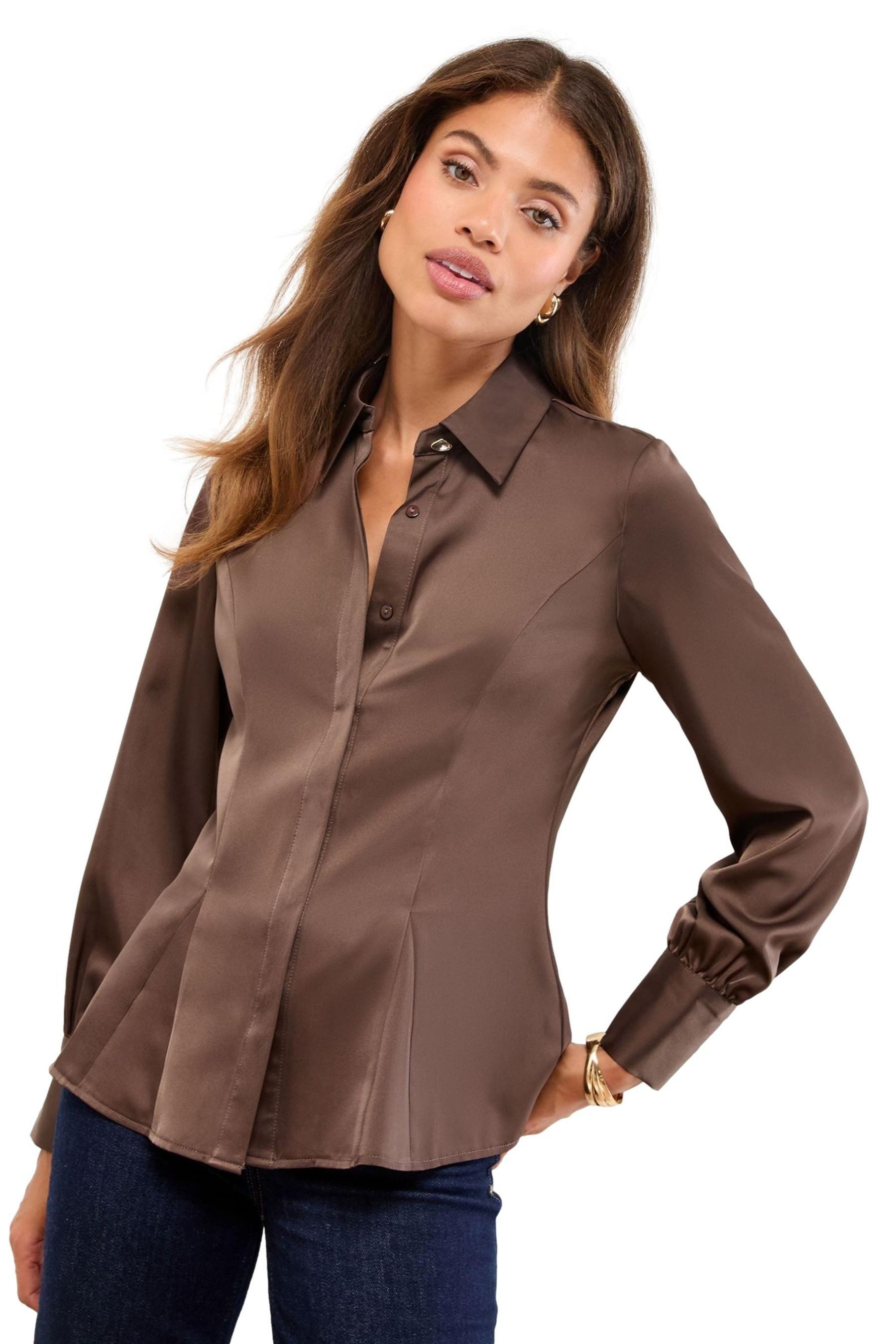 LIPSY Hemdbluse Lipsy Bluse, Regular (1-tlg)