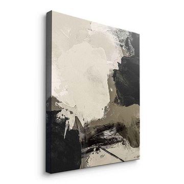 DOTCOMCANVAS® Leinwandbild Seeking Enlightenment, Leinwandbild beige braun moderne abstrakte Kunst Druck Wandbild