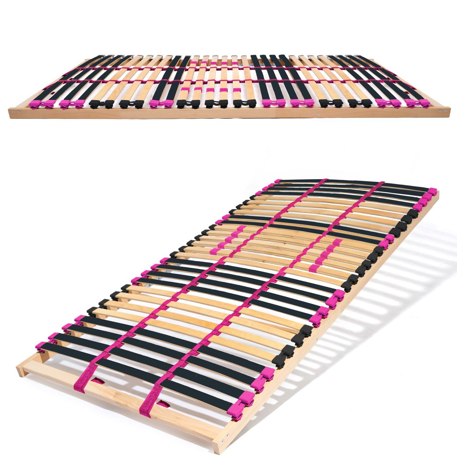 Lattenrost PINK DREAM, Coemo, Kopfteil nicht verstellbar, Fußteil nicht verstellbar, 70x200 cm, ergonomisch langlebig Lattenrahmen für alle Matratzen DIY