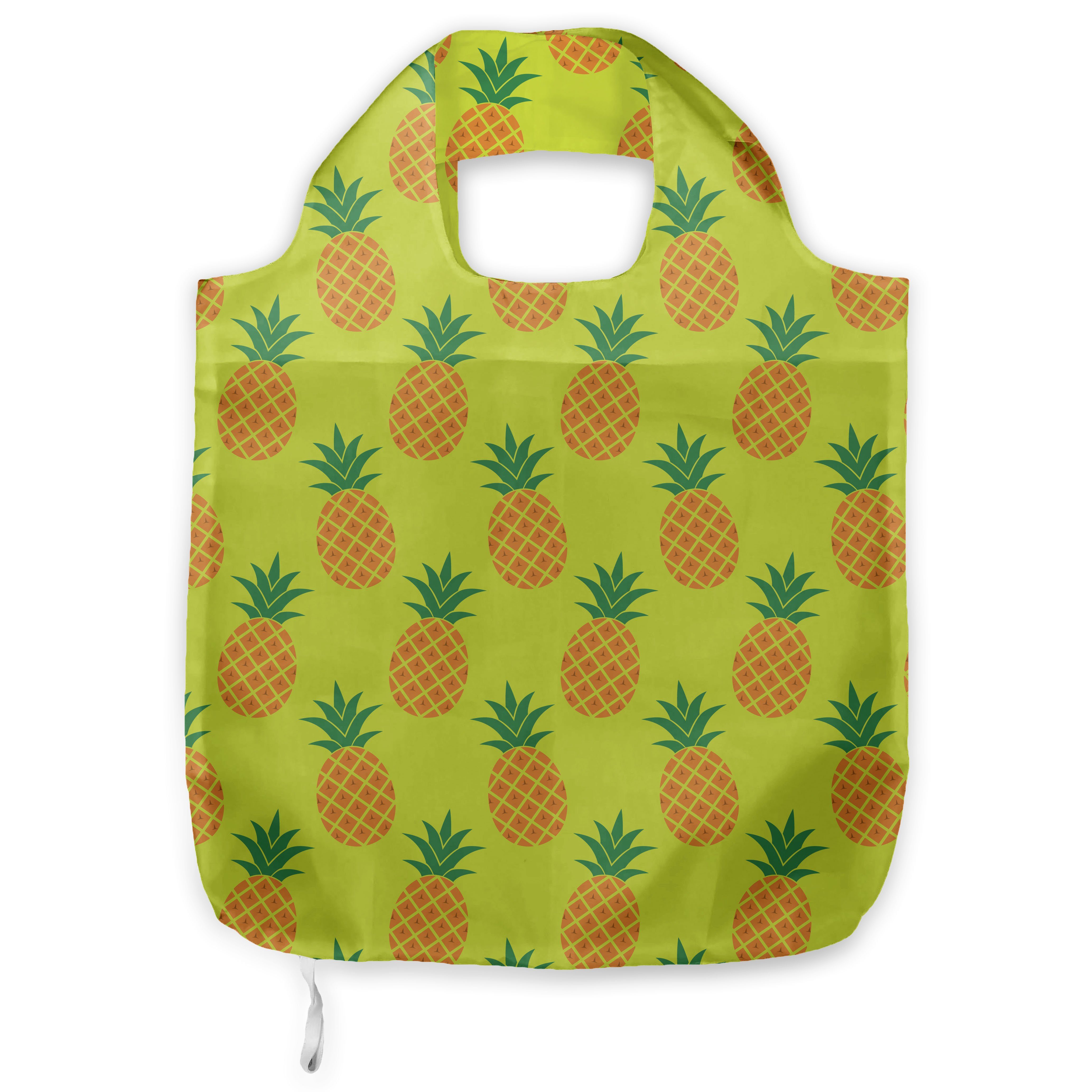 Abakuhaus Tragetasche Praktische Einkaufstaschen Umweltfreundliche Wiederverwendbare, Ananas Bio-Ananas-Muster