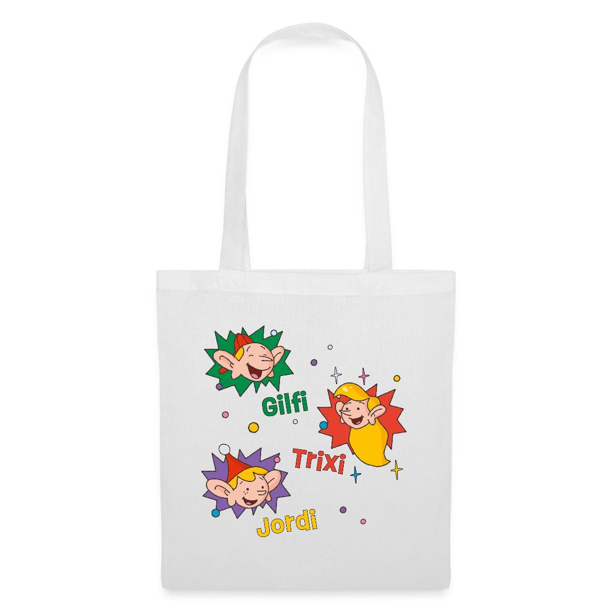 Henkeltasche Weihnachtsmann & Co. KG Gilfi, Trixi Und Jordi Stoffbeutel
