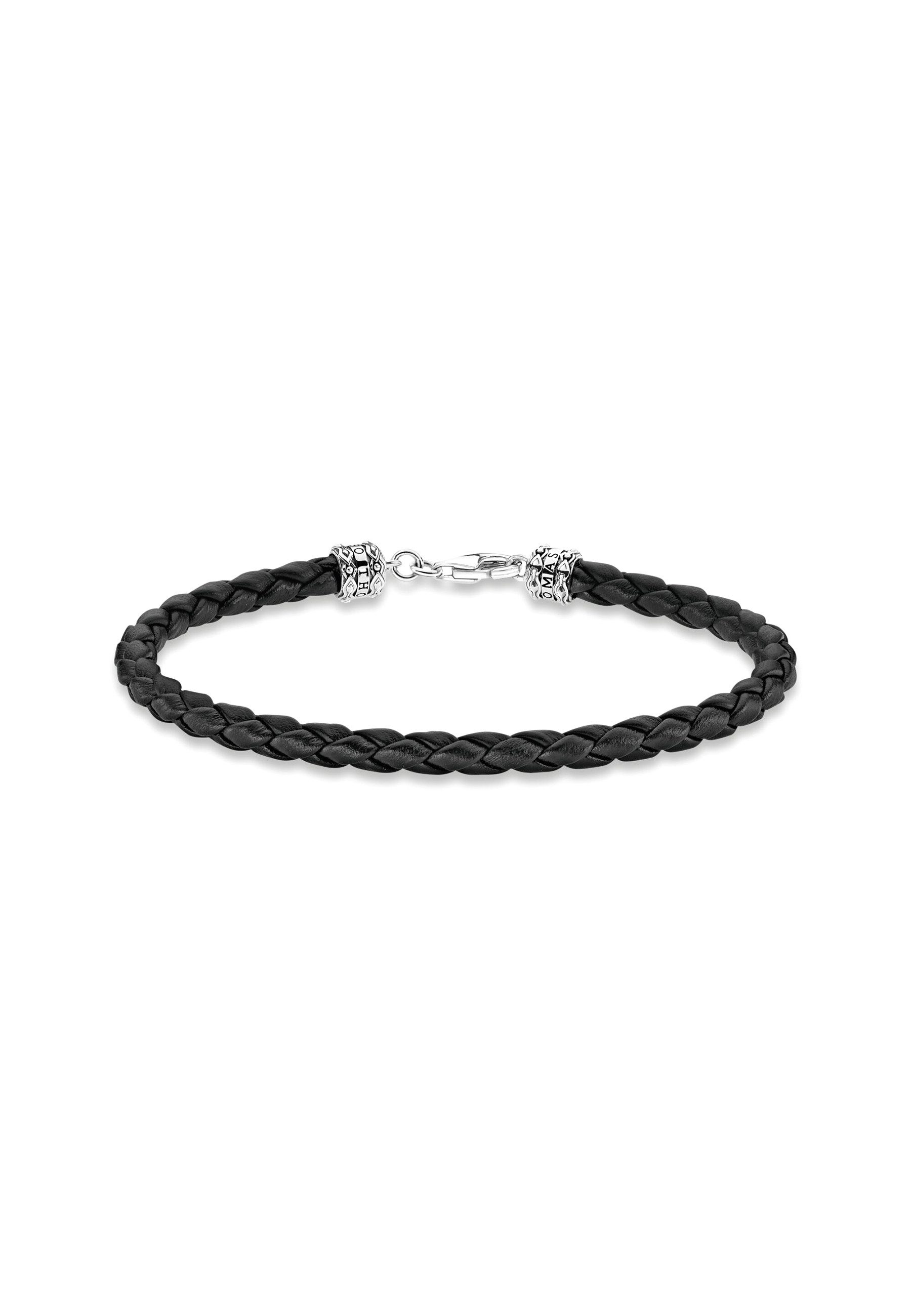 THOMAS SABO Armband Armband Schwarzes Leder (Set)
