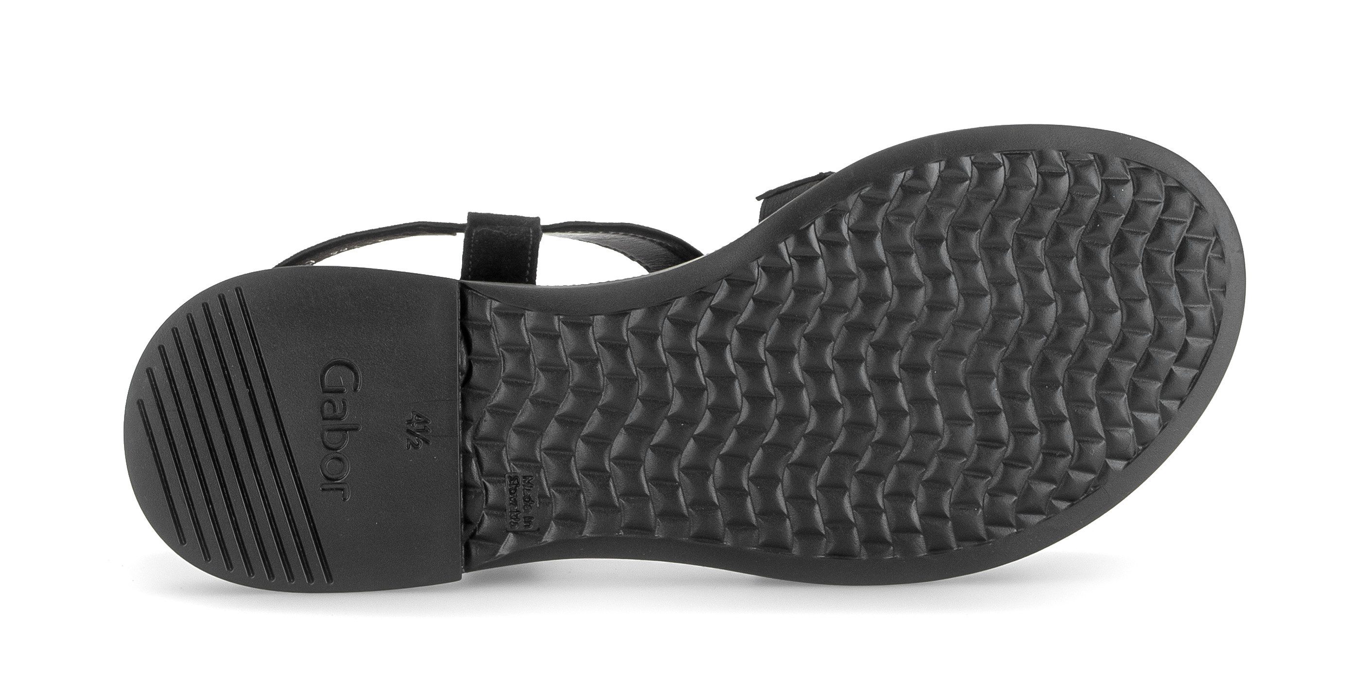 Gabor Riemchensandale Blockabsatz, Sandalette, Sommerschuh mit verstellbarer Schnalle