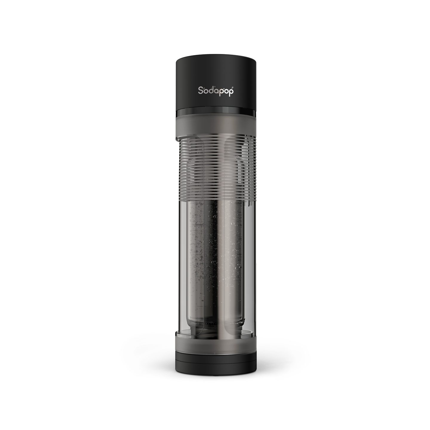 Sodapop Wassersprudler Logan inkl. 3 Glasflaschen & CO² Zylinder – Bild 3 von 5