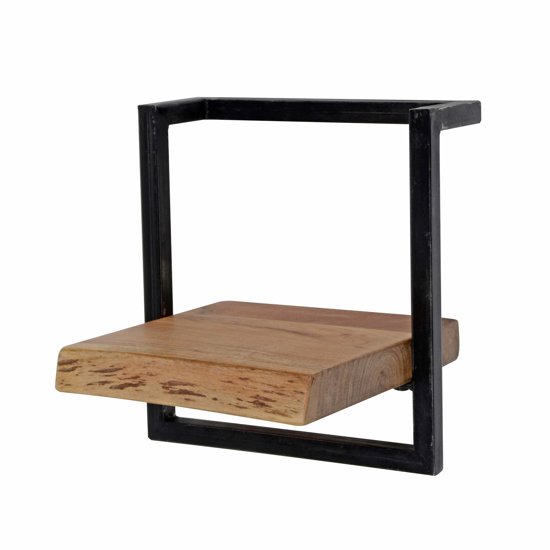 Vintagehaus Wandregal Wandregal Baumkante Akazie Edge günstig online kaufen