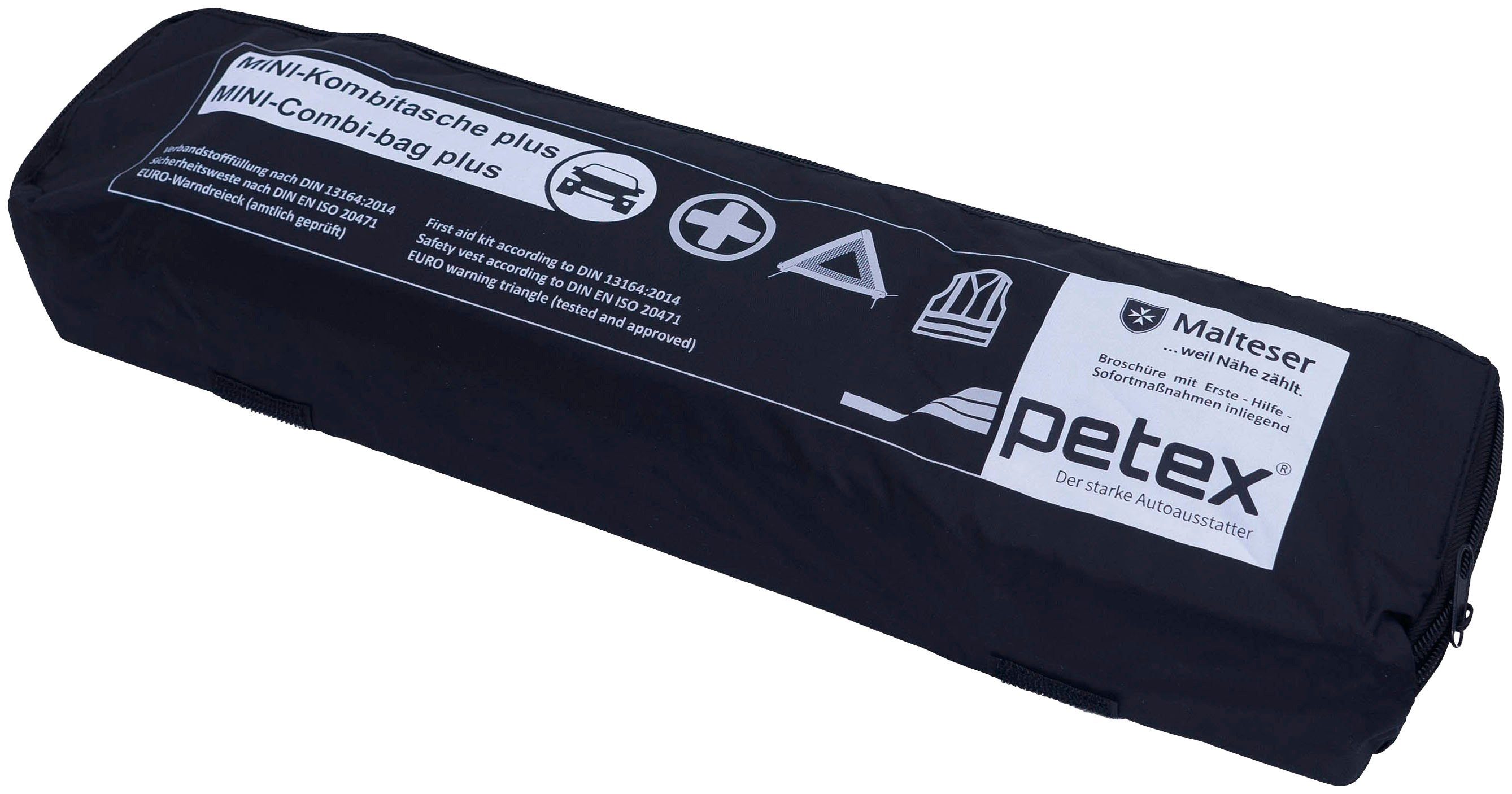 Ausrüstung  Petex KFZ-Verbandkasten, mit Inhalt nach DIN 13164:2014