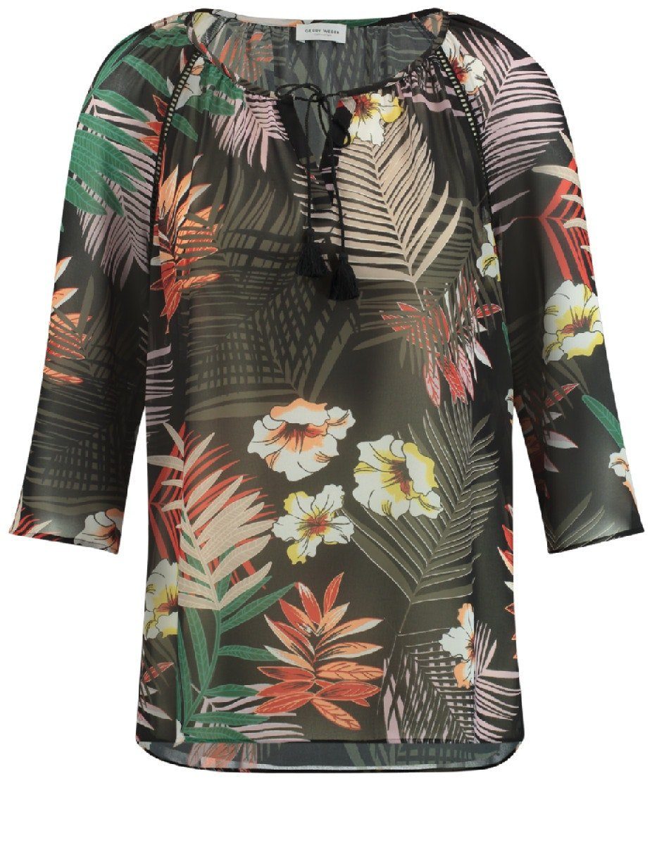 GERRY WEBER Klassische Bluse Bluse 3/4 Arm