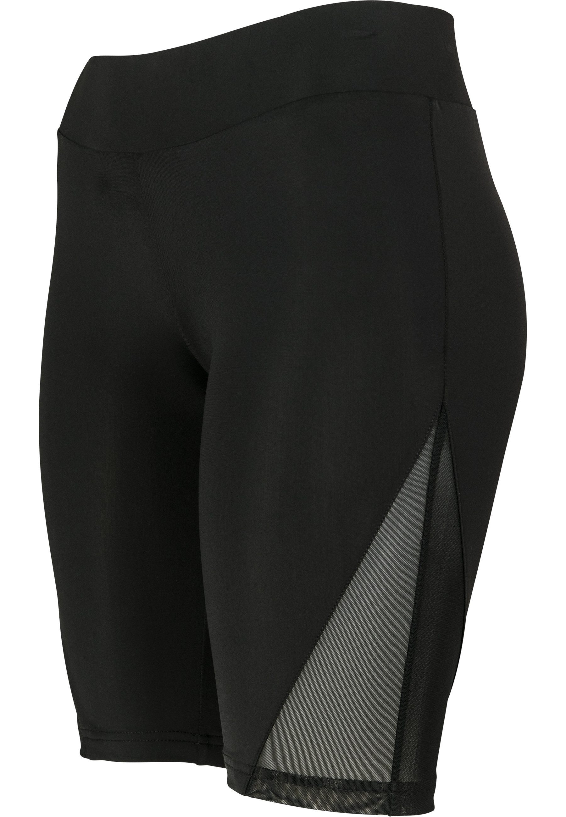 URBAN CLASSICS Stoffhose Urban Classics Damen Ladies Tech Mesh Cycle Shorts (1-tlg)