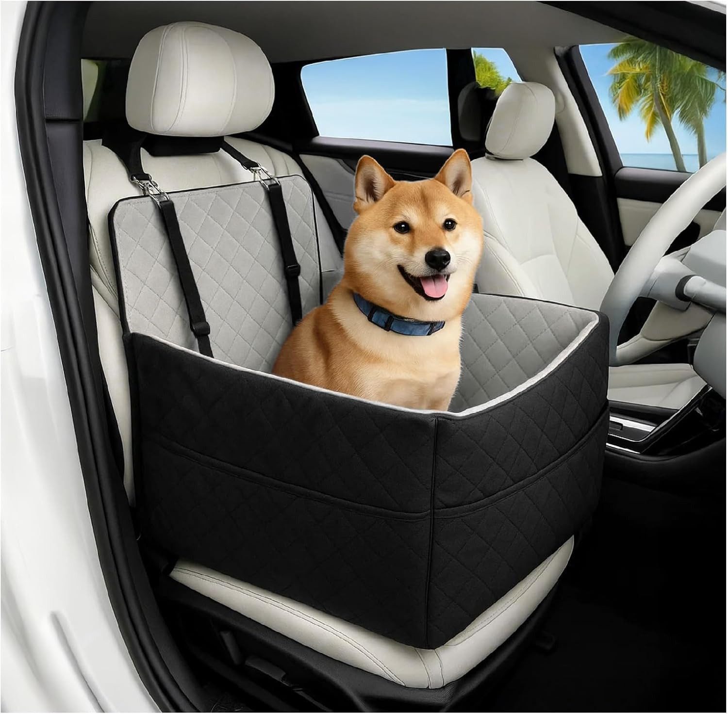 Youyijia Hunde-Autositz Autositzschutz Hunde Autositz für Große&Mittlere Hundeautositz