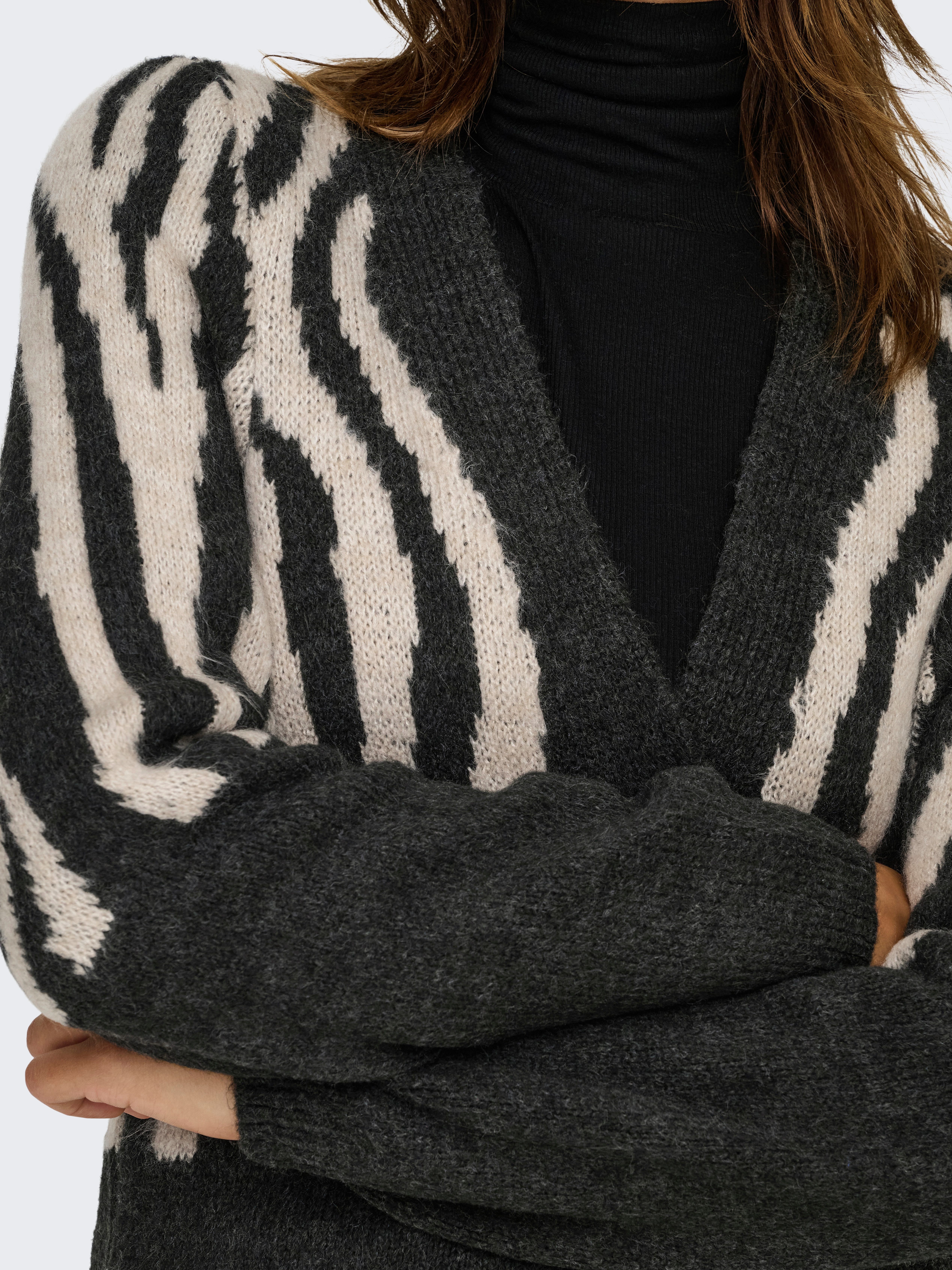ONLY Longstrickjacke ONLJADE ZEBRA LS CARDIGAN günstig online kaufen