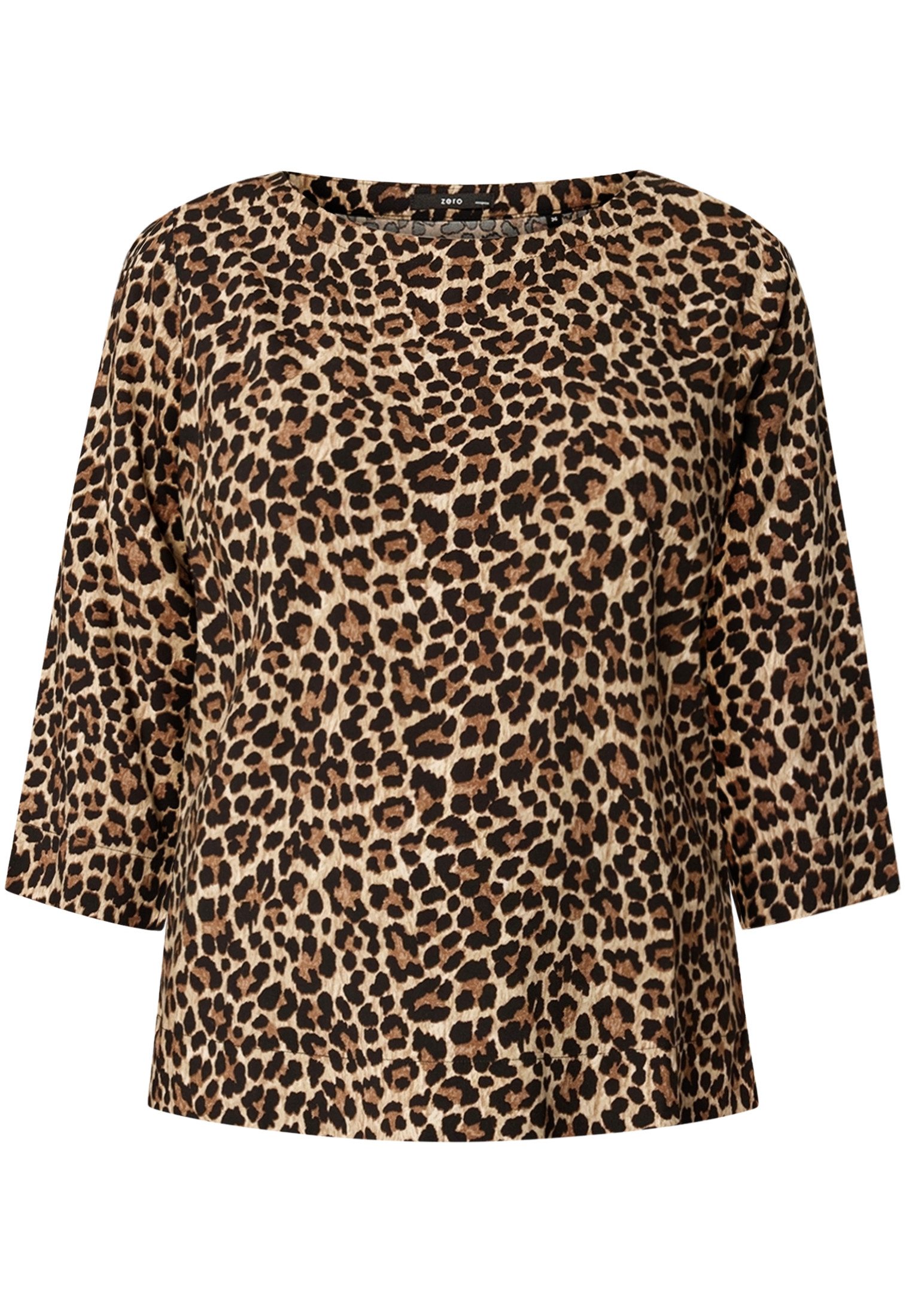 Zero Hemdbluse Damen mit Rundhalsausschnitt günstig online kaufen