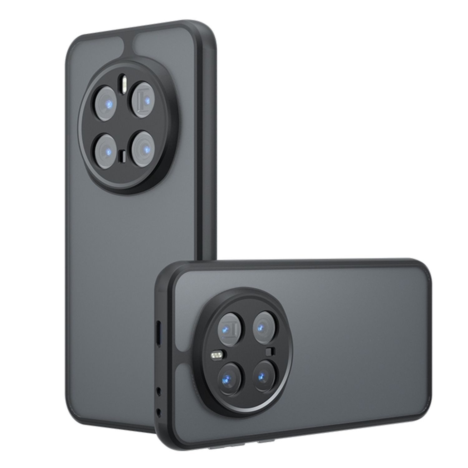 Wigento Handyhülle Für Honor Magic 7 Pro Armor TPU PC Hybrid Schutz Hülle Etuis Schwarz, Stilvoll, robust, präzise Passform