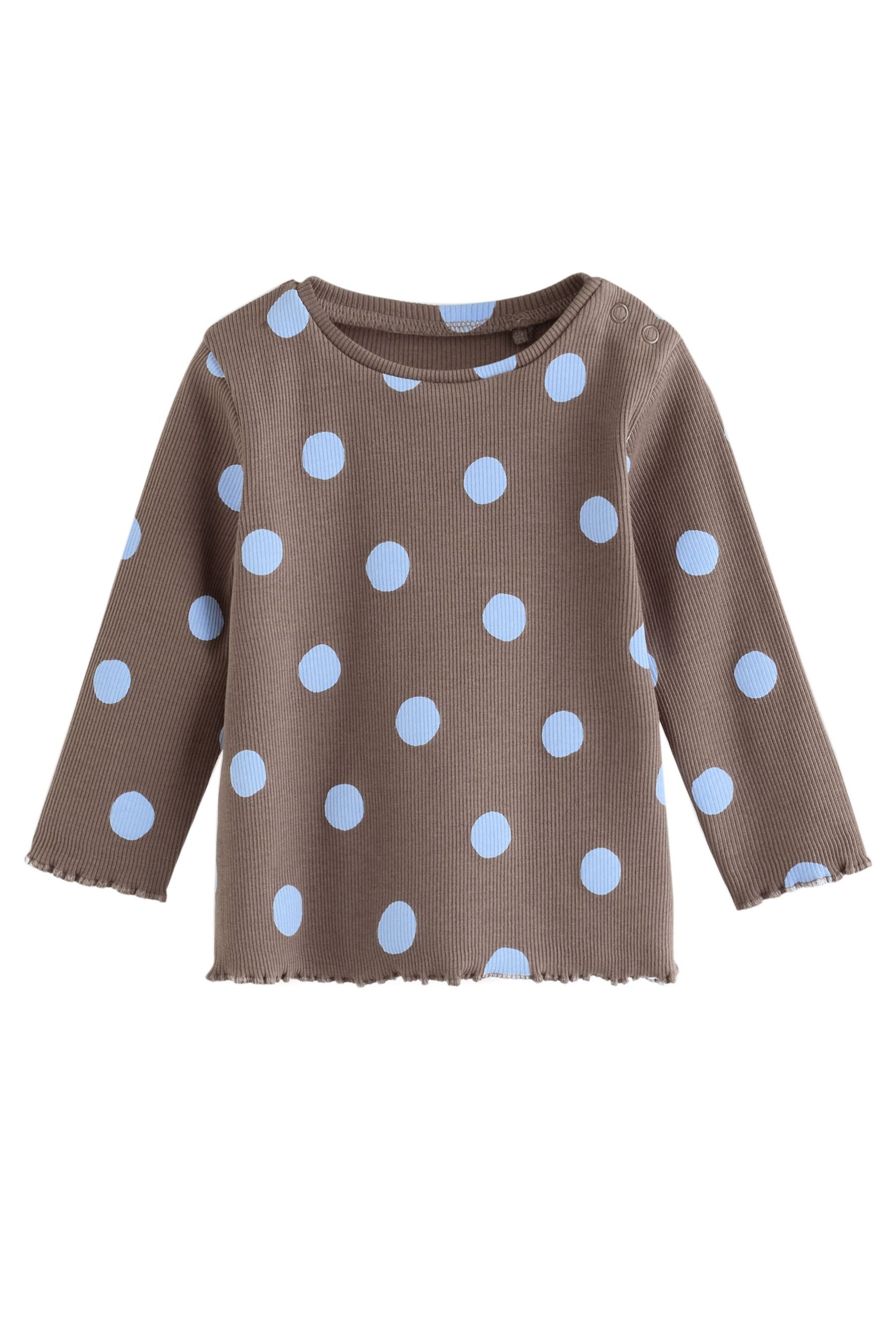 Next Langarmshirt & Hose Baby-Rippstrickoberteil und Leggings im 2er-Set (2-tlg) – Bild 2 von 5
