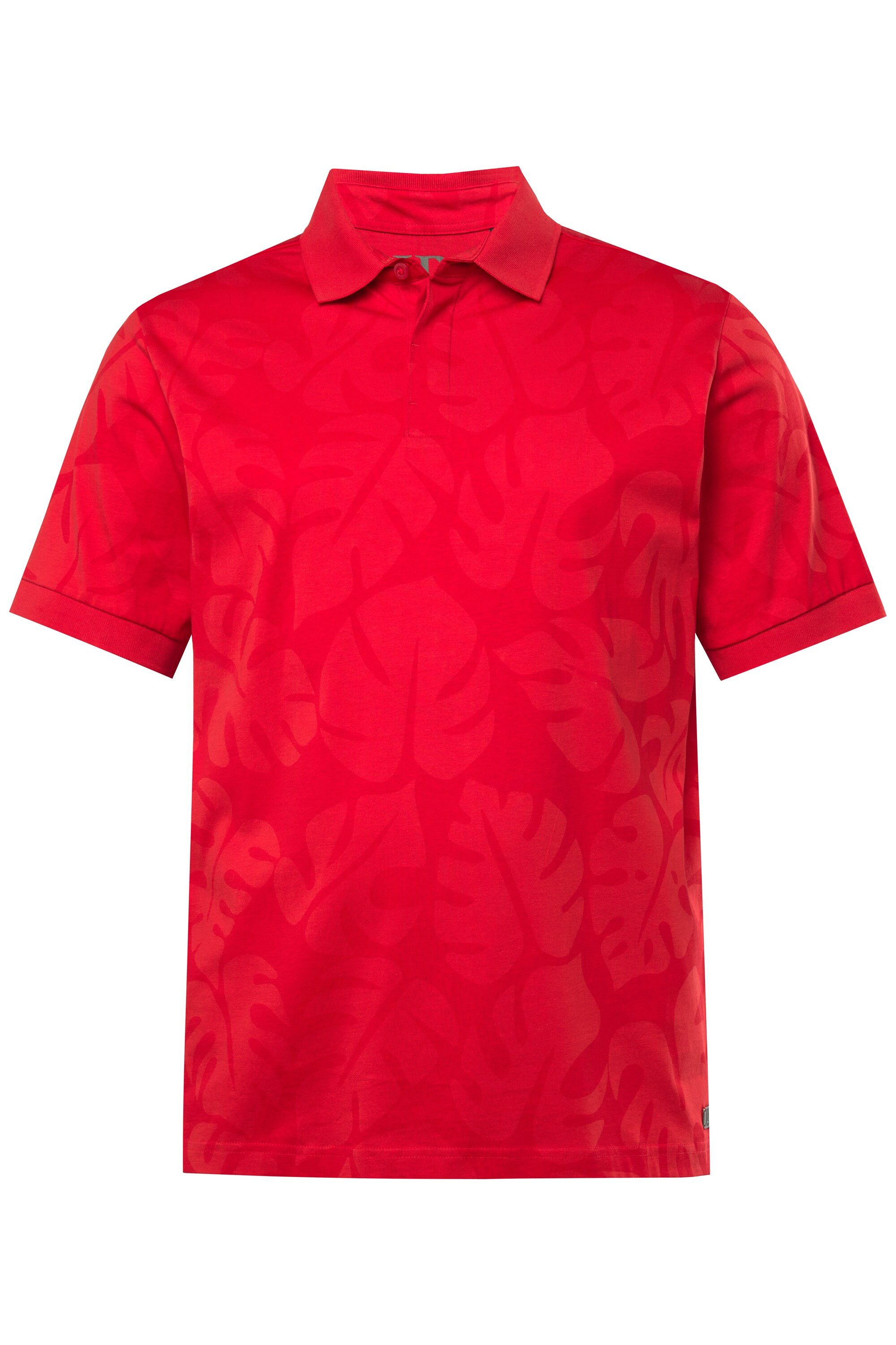 Poloshirt Poloshirt Halbarm Piqué Alloverprint