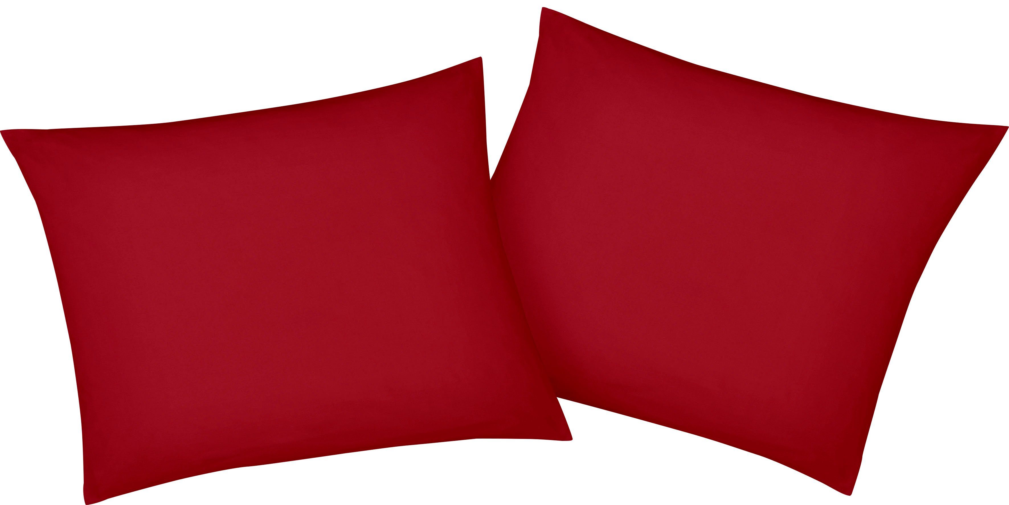 bellana Kissenbezug Mako-Jersey-Exclusiv, (2 Stück), aus reiner Baumwolle günstig online kaufen