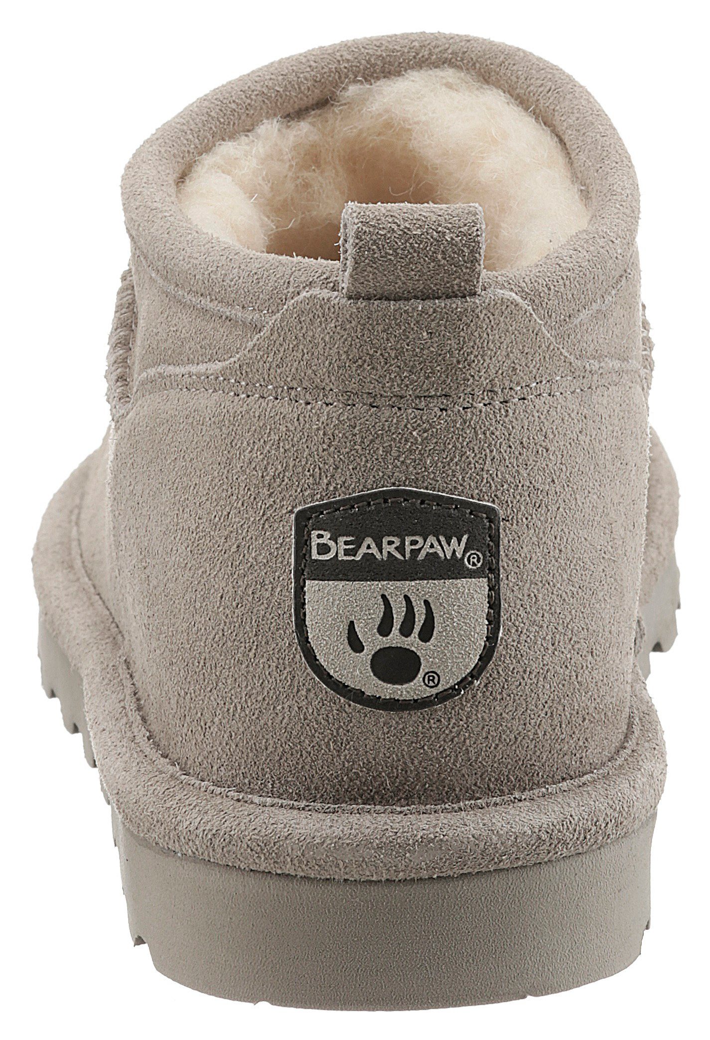 Neverwet® wasserabweisender SuperShorty mit hellgrau Imprägnierung Winterboots Bearpaw