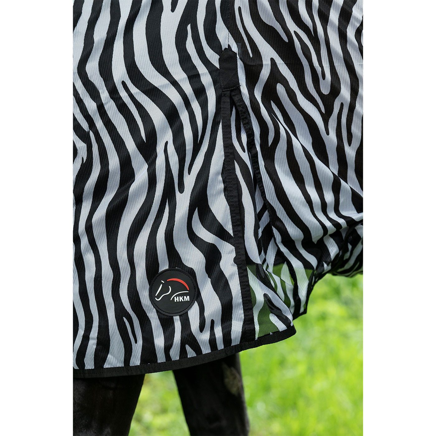 HKM Pferde-Fliegendecke Zebra mit Halsteil und Bauchlatz