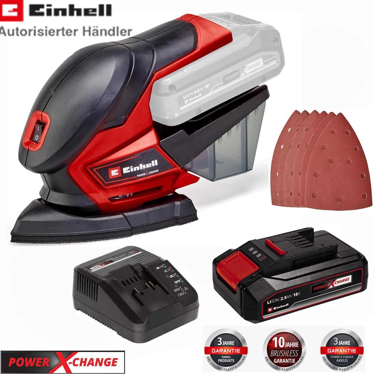 Einhell Multischleifer Einhell Multischleifer TE-OS 18/150 Li-18V mit Akku günstig online kaufen