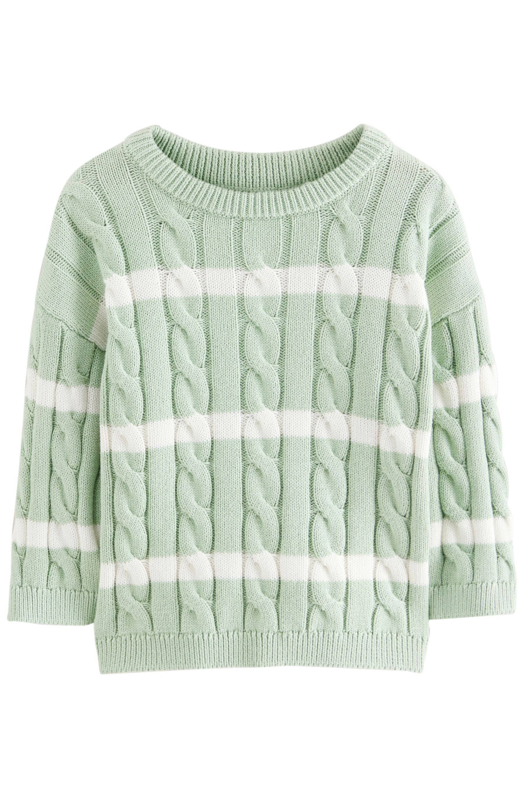 Next Rundhalspullover Rundhals-Pullover mit Zopfstrickmuster + günstig online kaufen