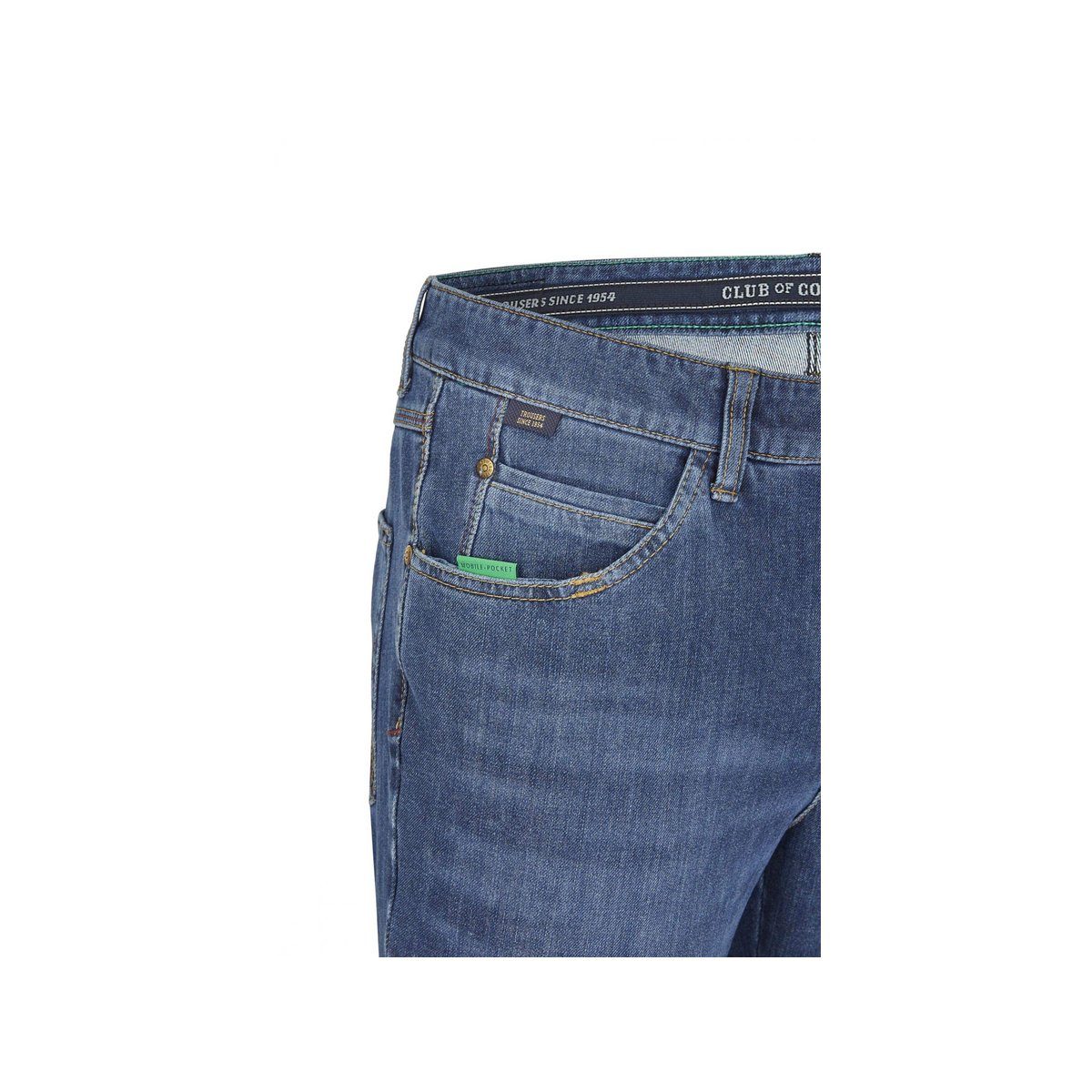 5-Pocket-Jeans (1-tlg) regular Hinrichs blau