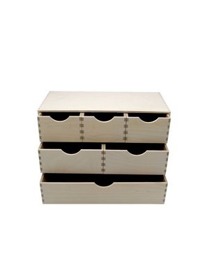 MyBer® Regal-Schreibtisch Kleines Holzregal mit 6 Fächern Ablageregal Büroregal (Wandmontage oder freistehend), Schreibtischregal mit praktischer Aufteilung