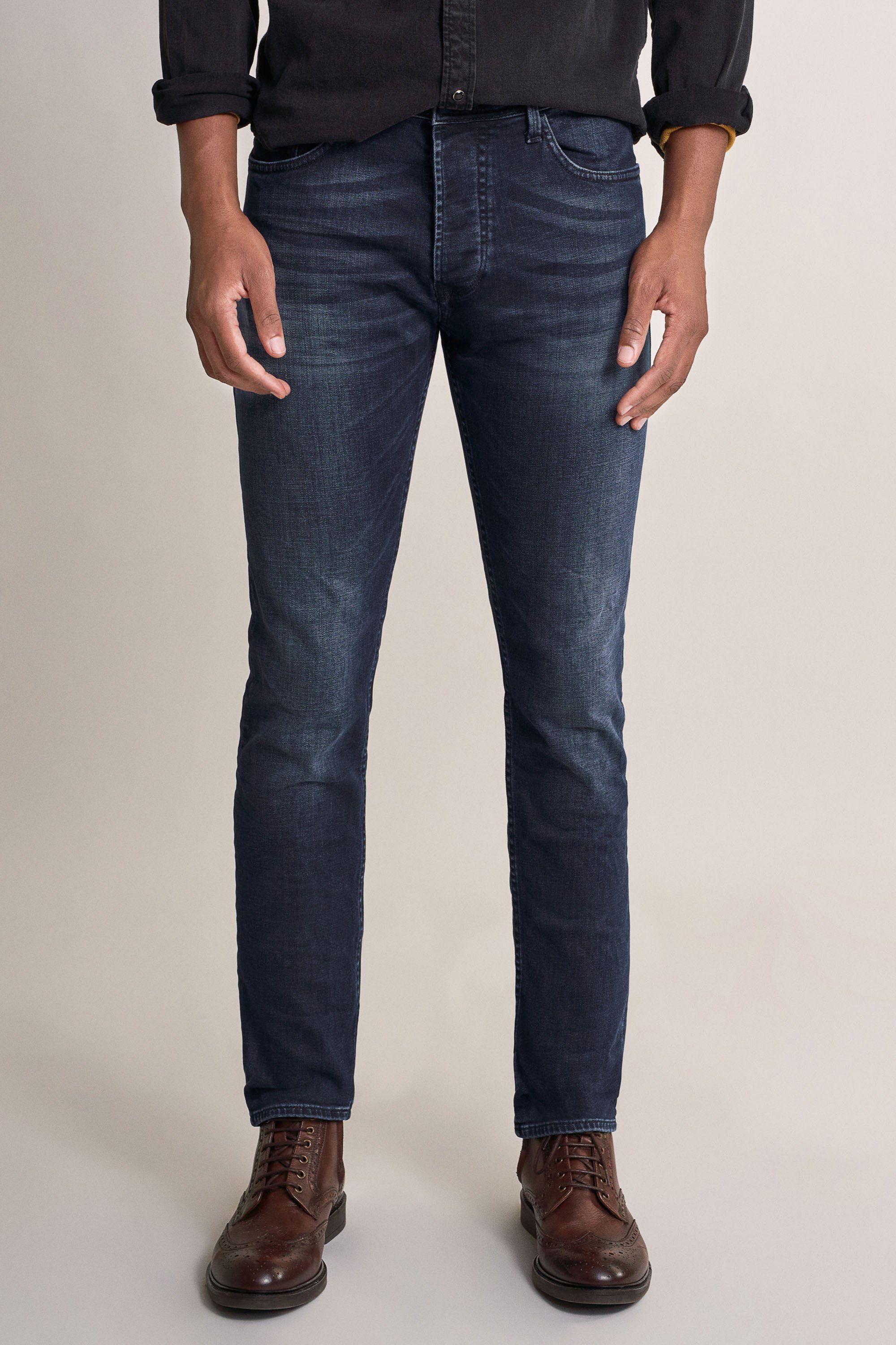 Salsa 5-Pocket-Jeans SALSA JEANS LIMA dark blue used washed 125225.8504