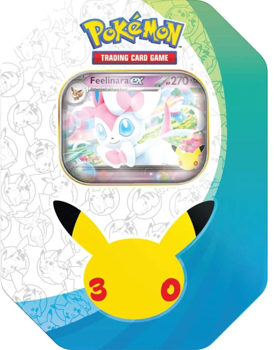 POKEMON JUEGO DE CARTAS Sammelkarte Pokémon 30 Jahre Tin #1 Tag - Deutsch