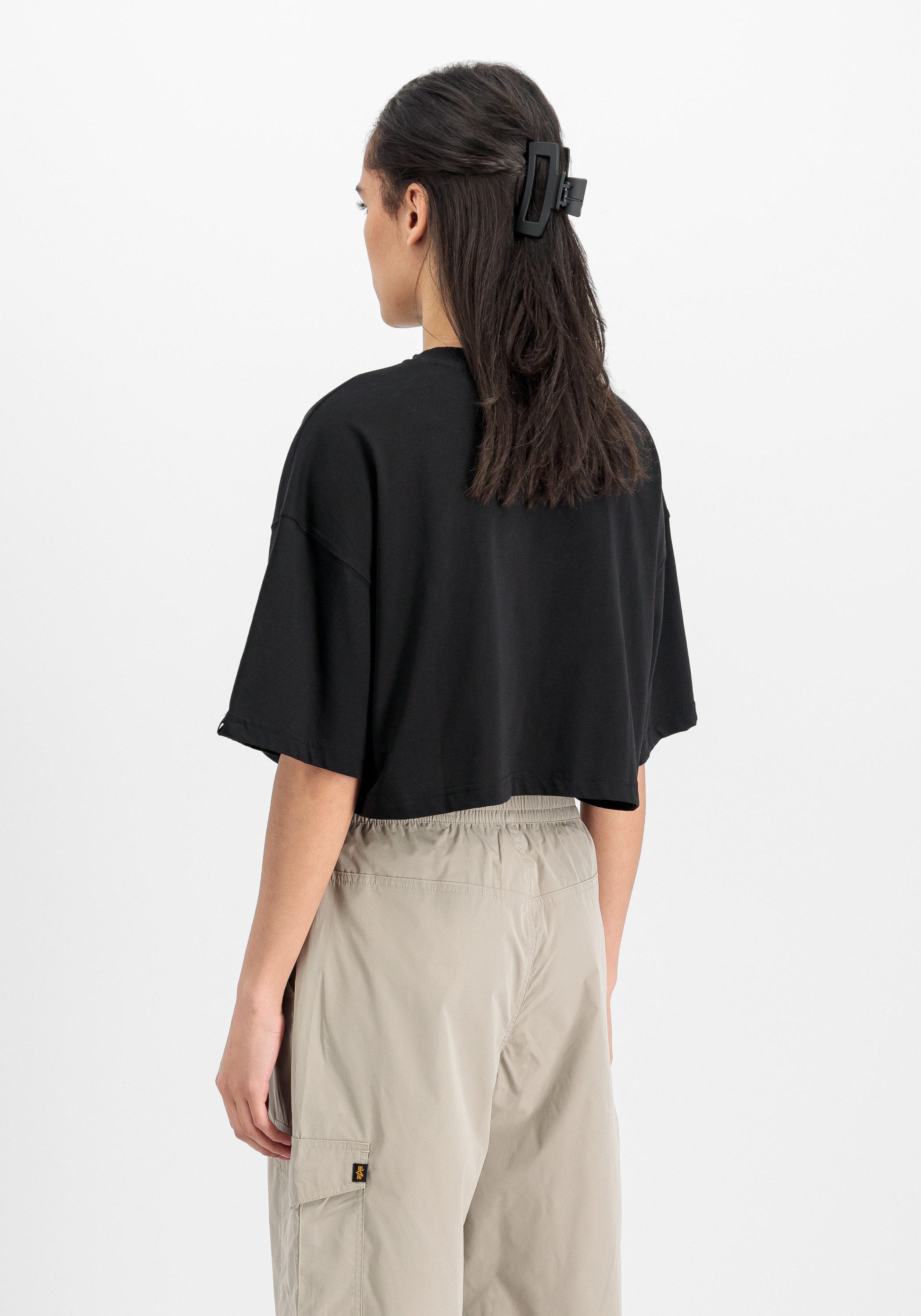 Alpha Industries T-Shirt Basic T-Shirt SL Cropped PP W