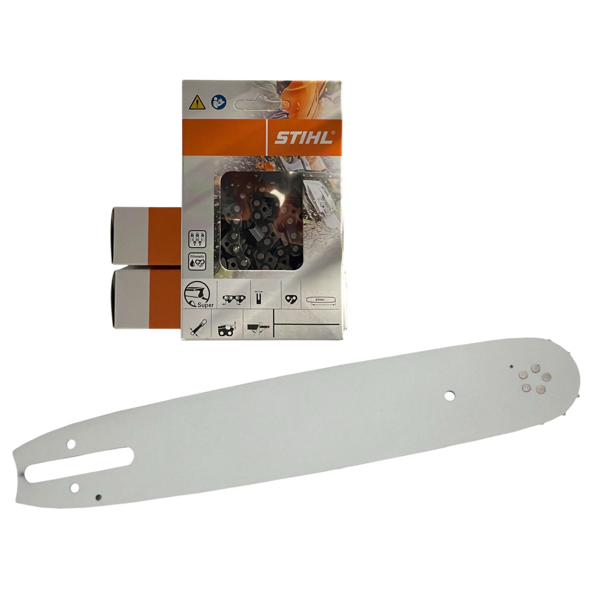 STIHL Ersatzkette 3 Stück Stihl Sägeketten (RS) 3/8 1.6mm 66 TG VM + Profi C