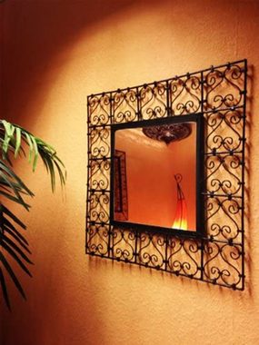 Marrakesch Orient & Mediterran Interior Wandspiegel Orientalischer Spiegel Yaren, Wandspiegel, Kosmetikspiegel, Handarbeit