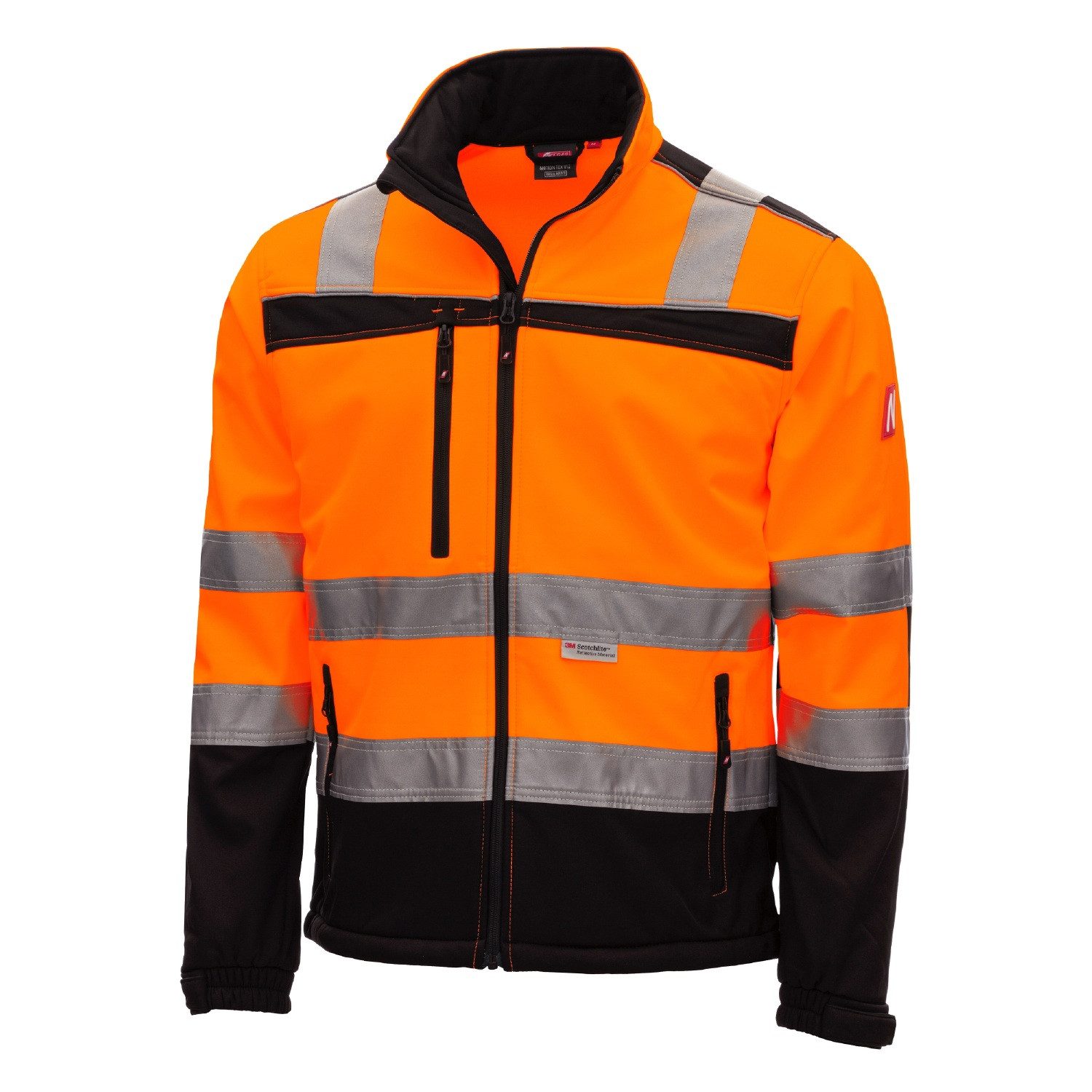 Arbeitsjacke Warnschutz Softshelljacke "MOTION TEX VIZ"
