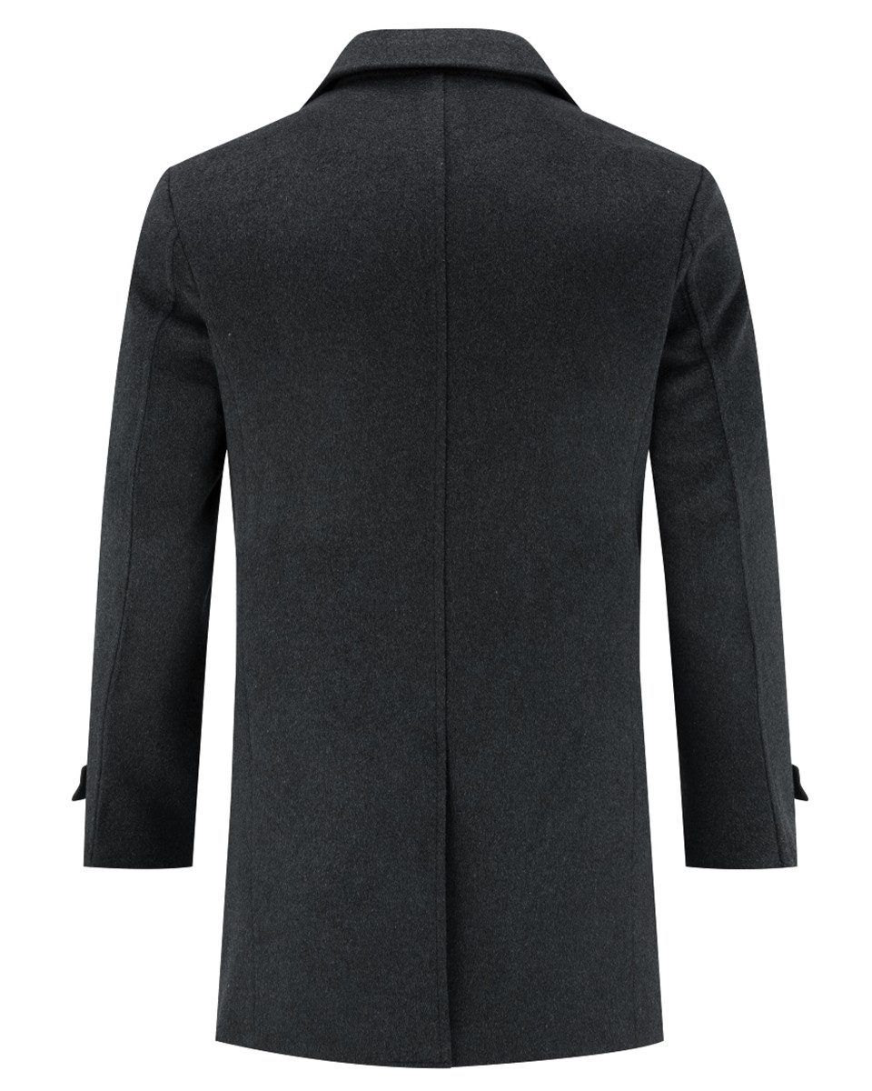 Allthemen Wollmantel Herren Zweireihige Winterjacke Wintermantel Mittellang günstig online kaufen