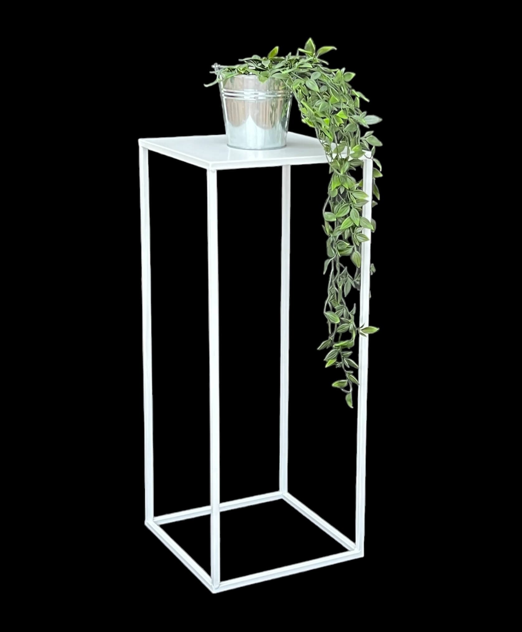 DanDiBo Blumenhocker Metall Weiß Eckig 50 günstig online kaufen
