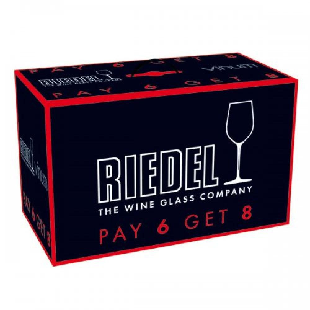 RIEDEL THE WINE GLASS COMPANY Rotweinglas Gläser-Geschenkset Vinum Cabernet Sauvignon-Merlot (Bordeaux) (Pay 6 G