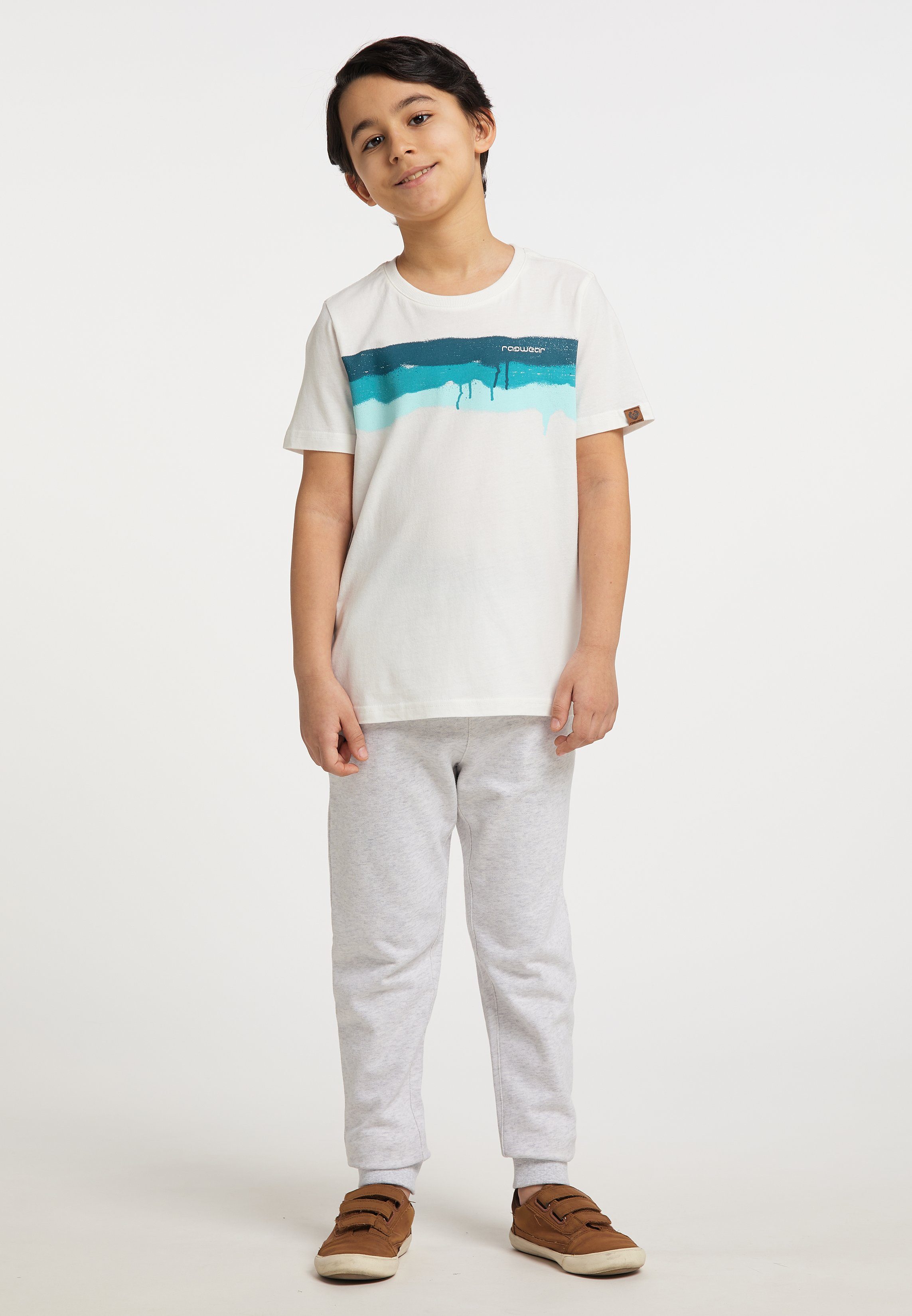 Ragwear T-Shirt HAKY ORGANIC Nachhaltige & Vegane Mode WHITE