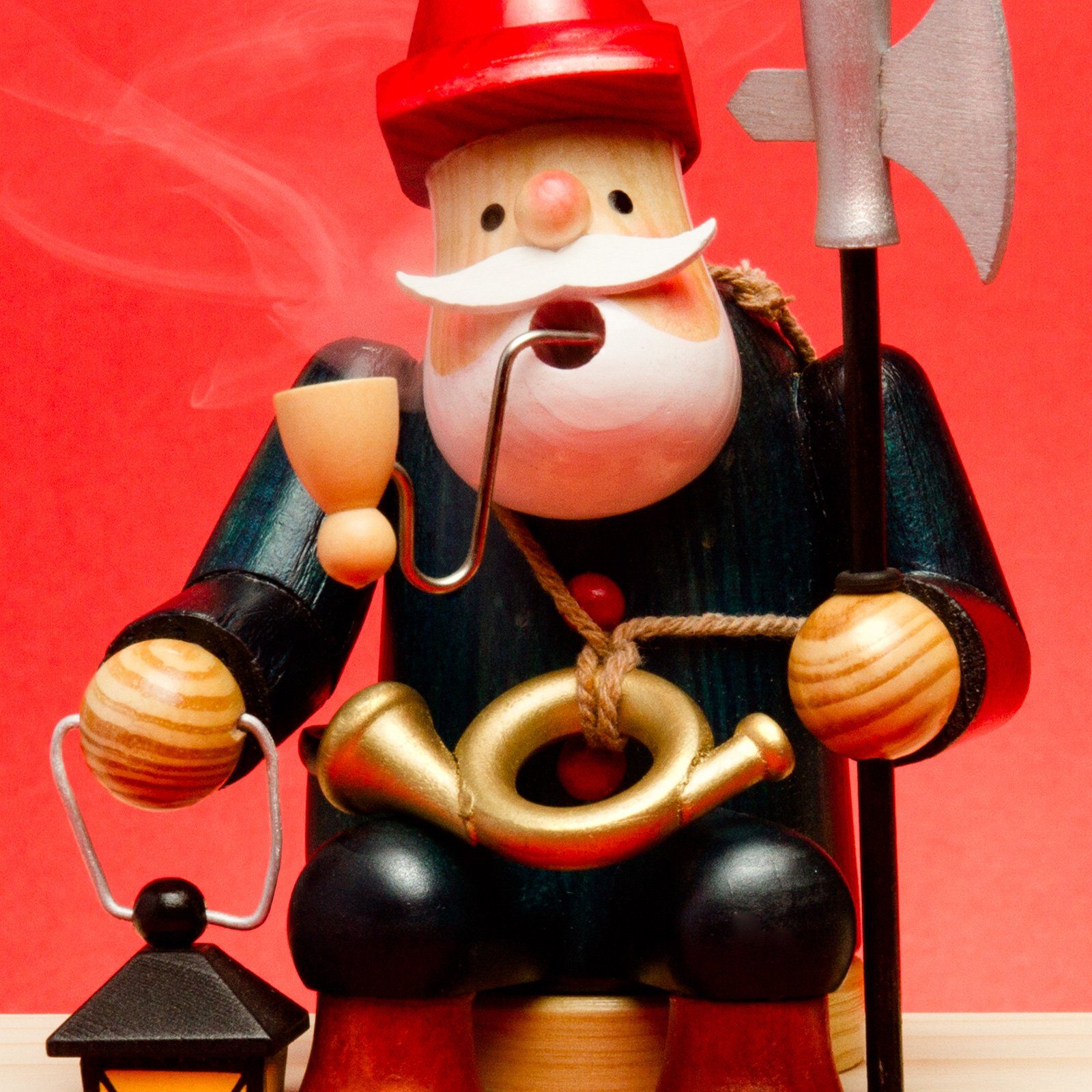 SIKORA Weihnachtsfigur RM-A Kantenhocker Holz Räuchermännchen H:16,5 cm - verschiedene Motive