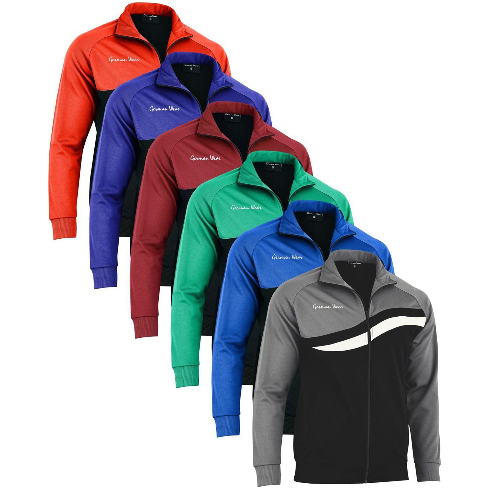 German Wear Trainingsjacke GW779J Herren Trainingsjacke Sportjacke Joggingjacke