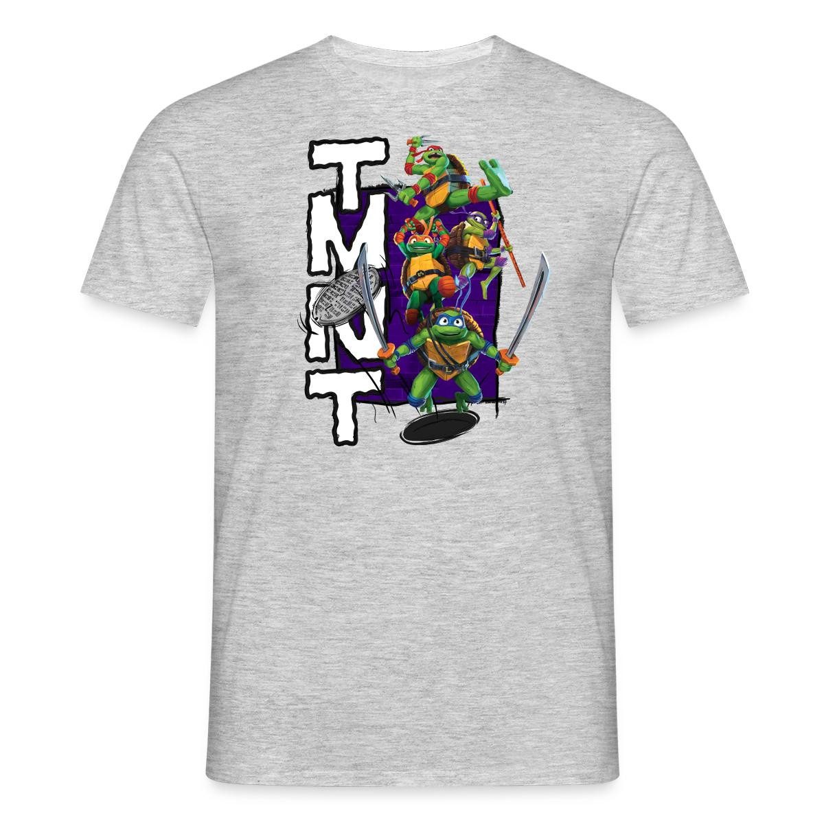 T-Shirt TMNT Mutant Mayhem Donnie Mikey Leo Raph Männer T-Shirt