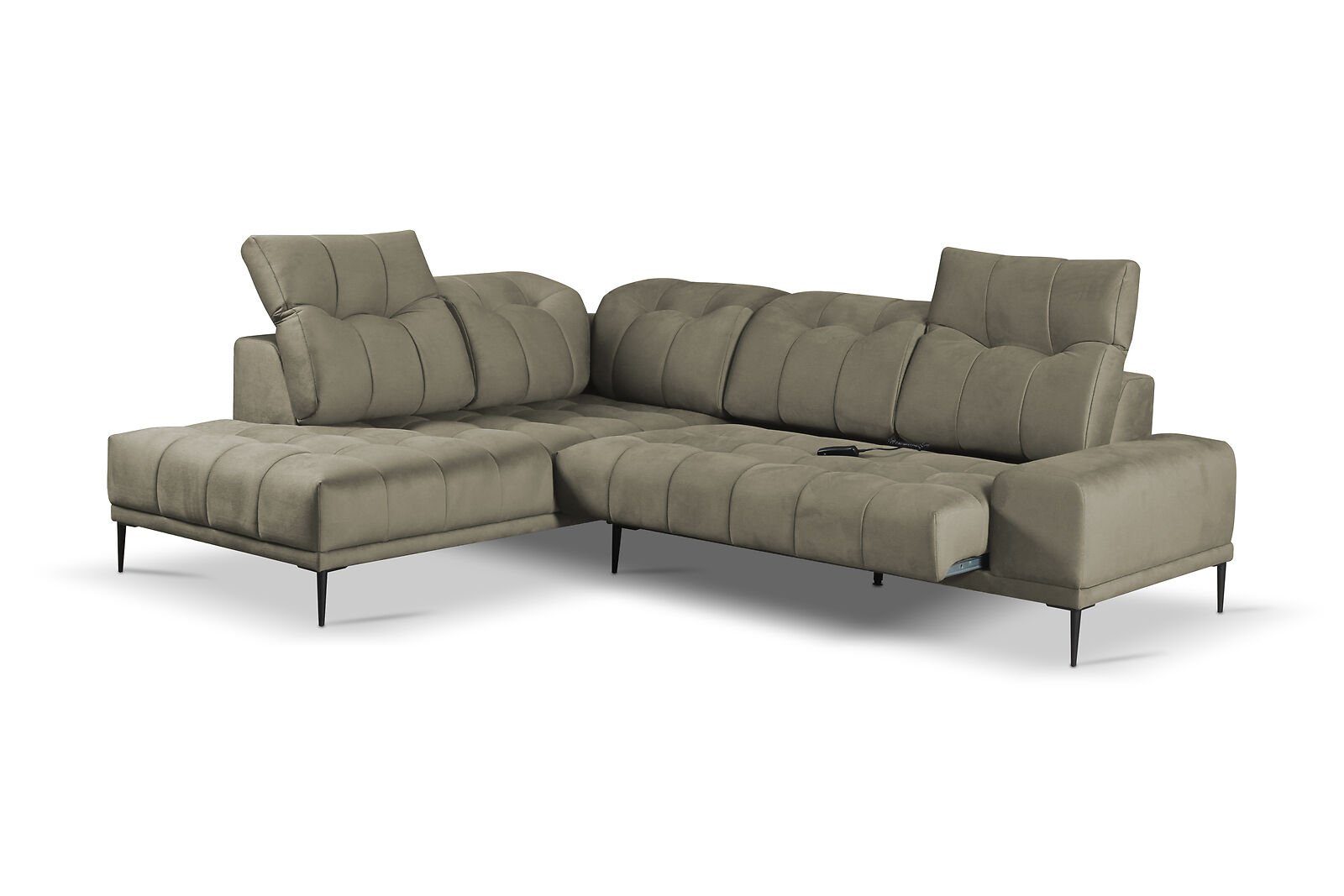 JVmoebel L-Form Sofas Sofas Moderne Ecksofa Stoff Ecksofa, Neu Design Neu