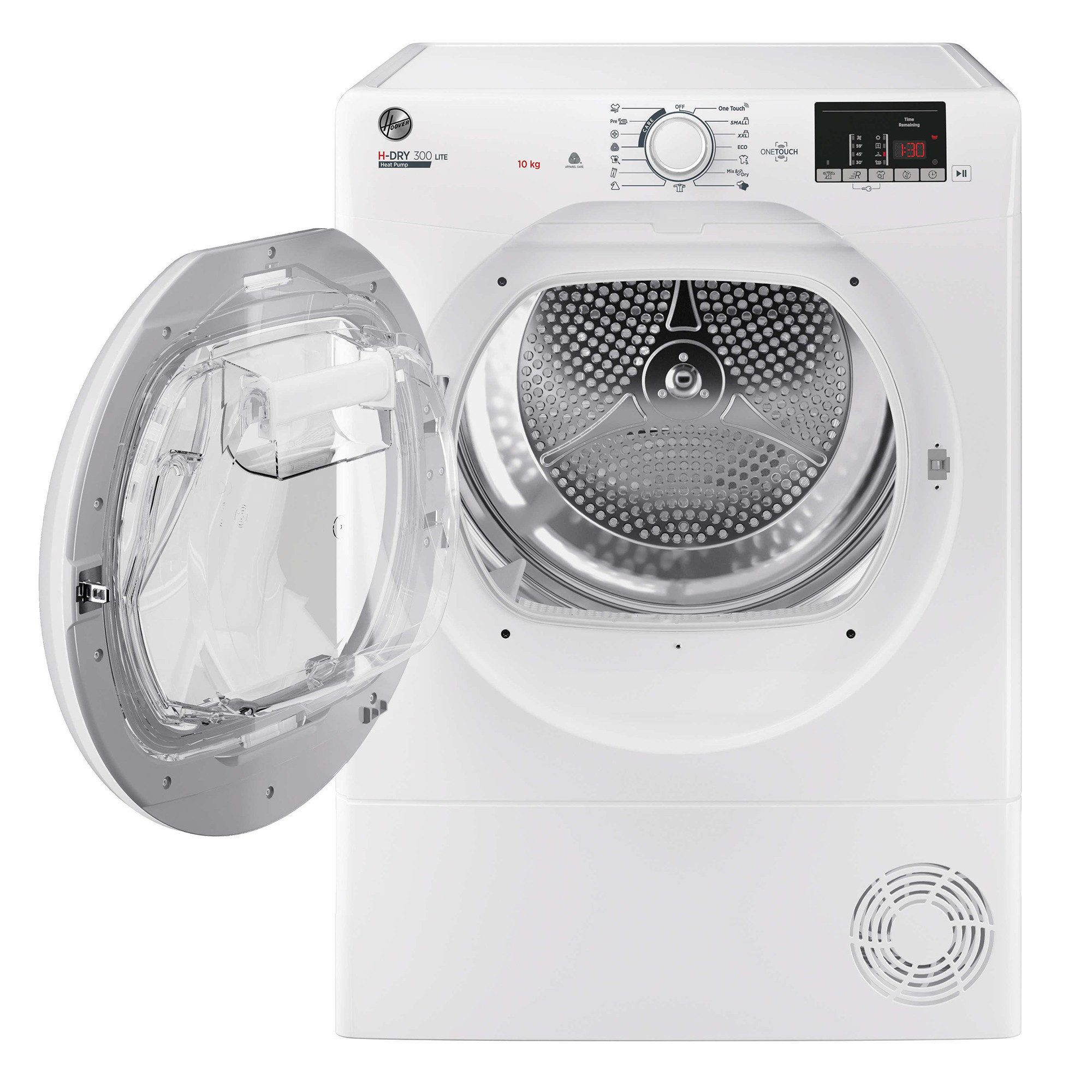 Hoover Wärmepumpentrockner HLE H10A2DE-S, AquaVision-System – Bild 4 von 5