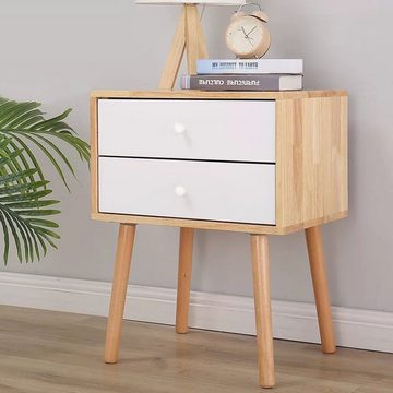 Happy Home Nachttisch Bedside Table Coffee Table for Living Room Bedroom 40 x 30 x 60 cm