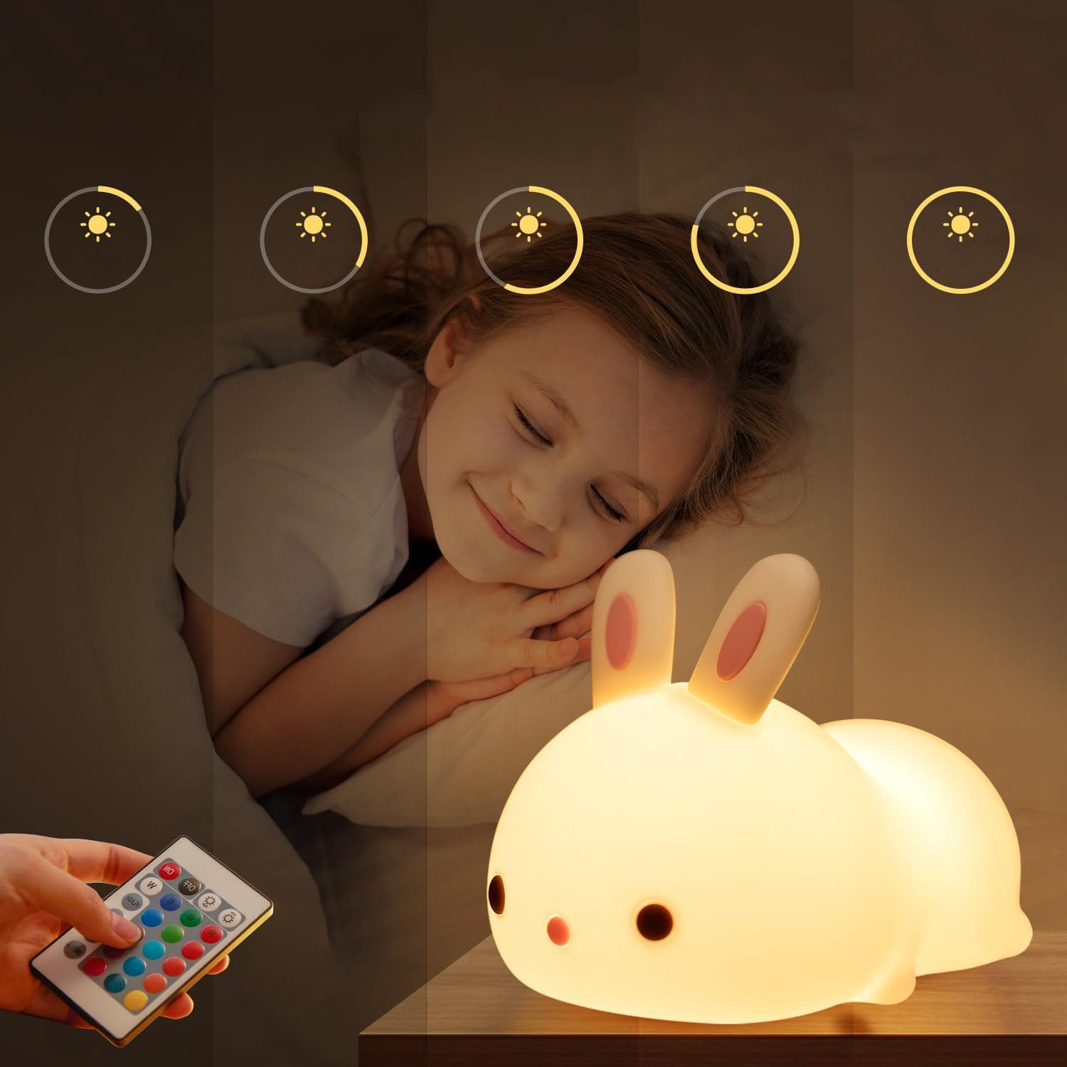 MODFU LED Nachttischlampe Kinder Schlaflichter Stilllicht günstig online kaufen