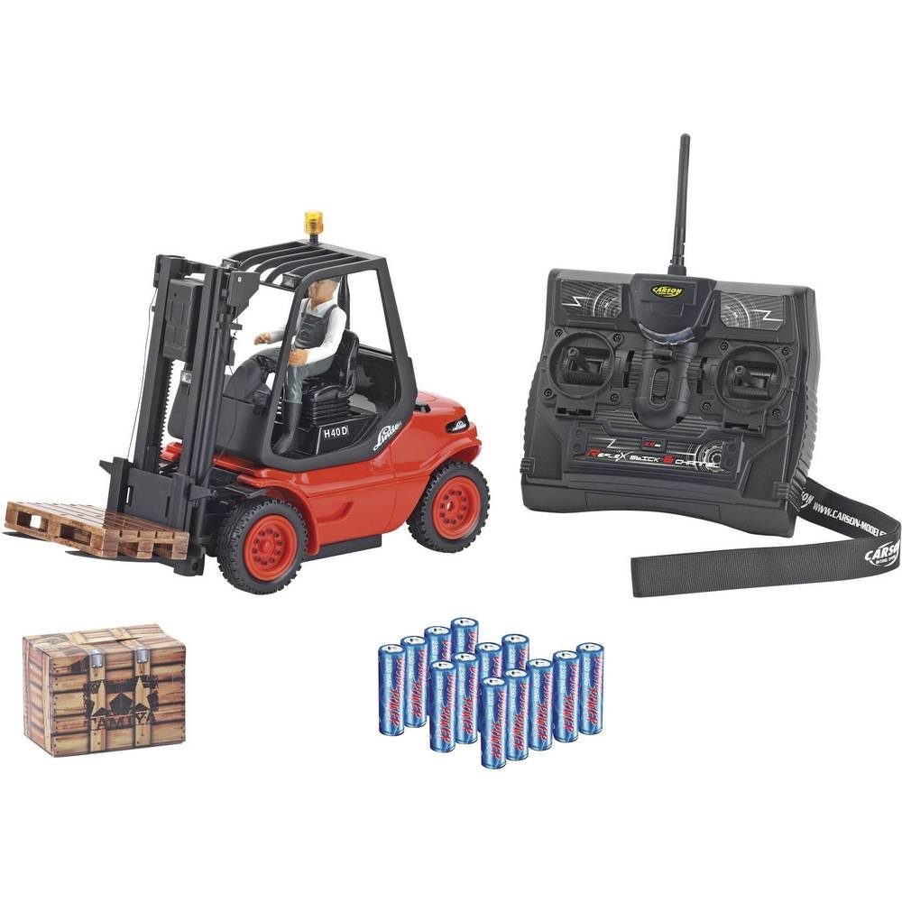 CARSON RC-Traktor 1:14 Gabelstapler Linde 100% RtR 2.4 GHz
