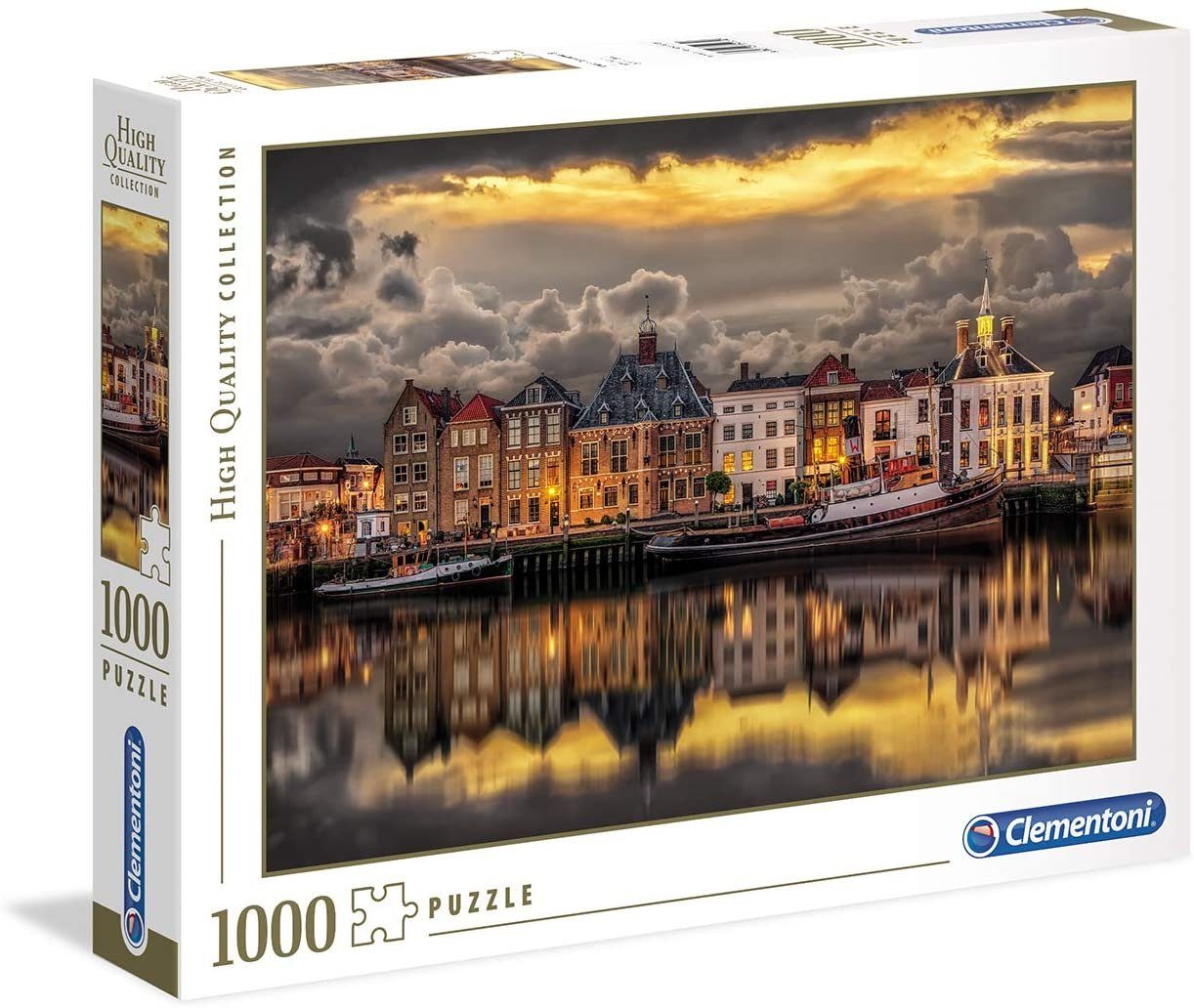 Clementoni® Puzzle Puzzle 39421 - Niederländische Traumwelt (1000 Teile), 1000 Puzzleteile