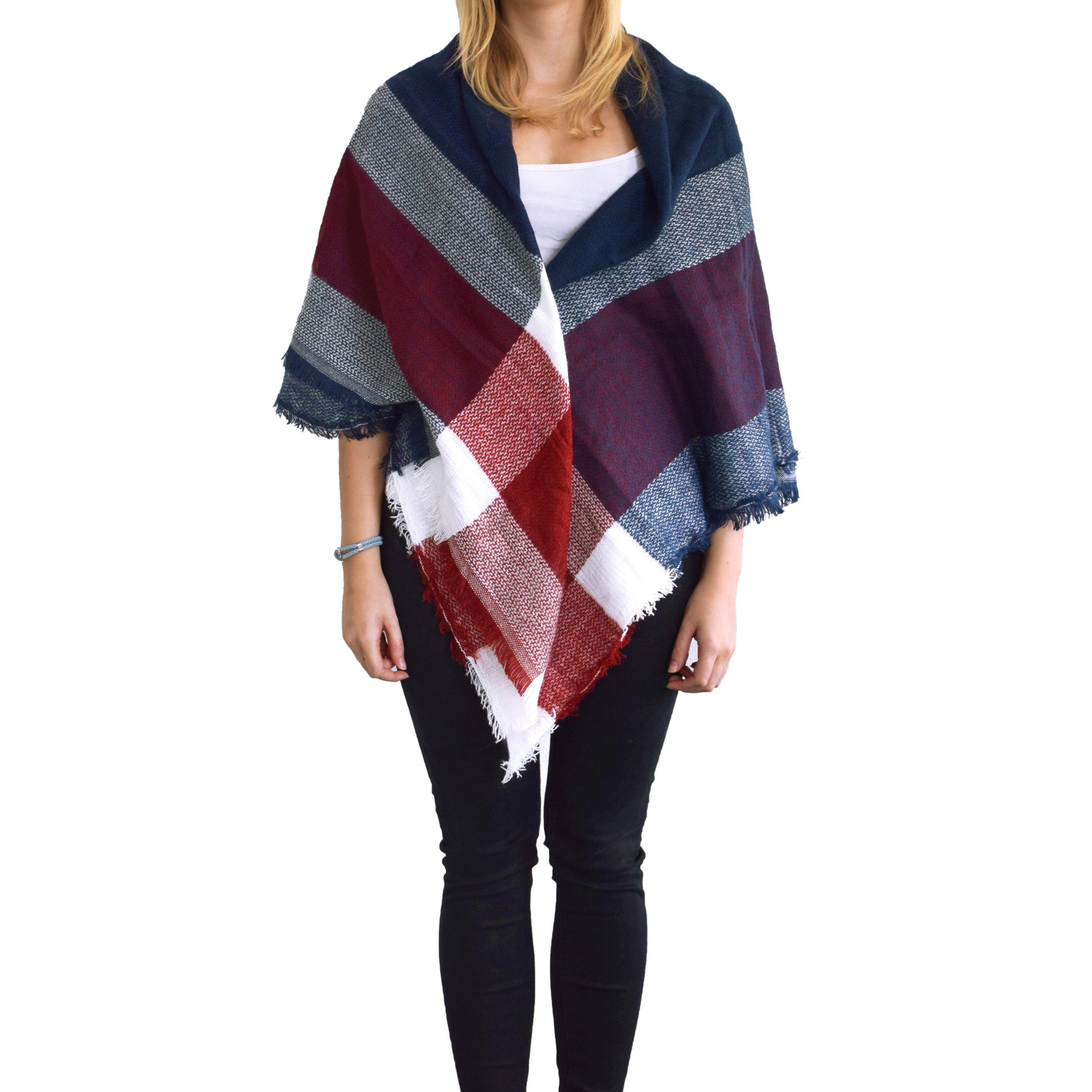cosey XXL-Schal Bunter XXL-Schal, quadratisch – Bild 4 von 5