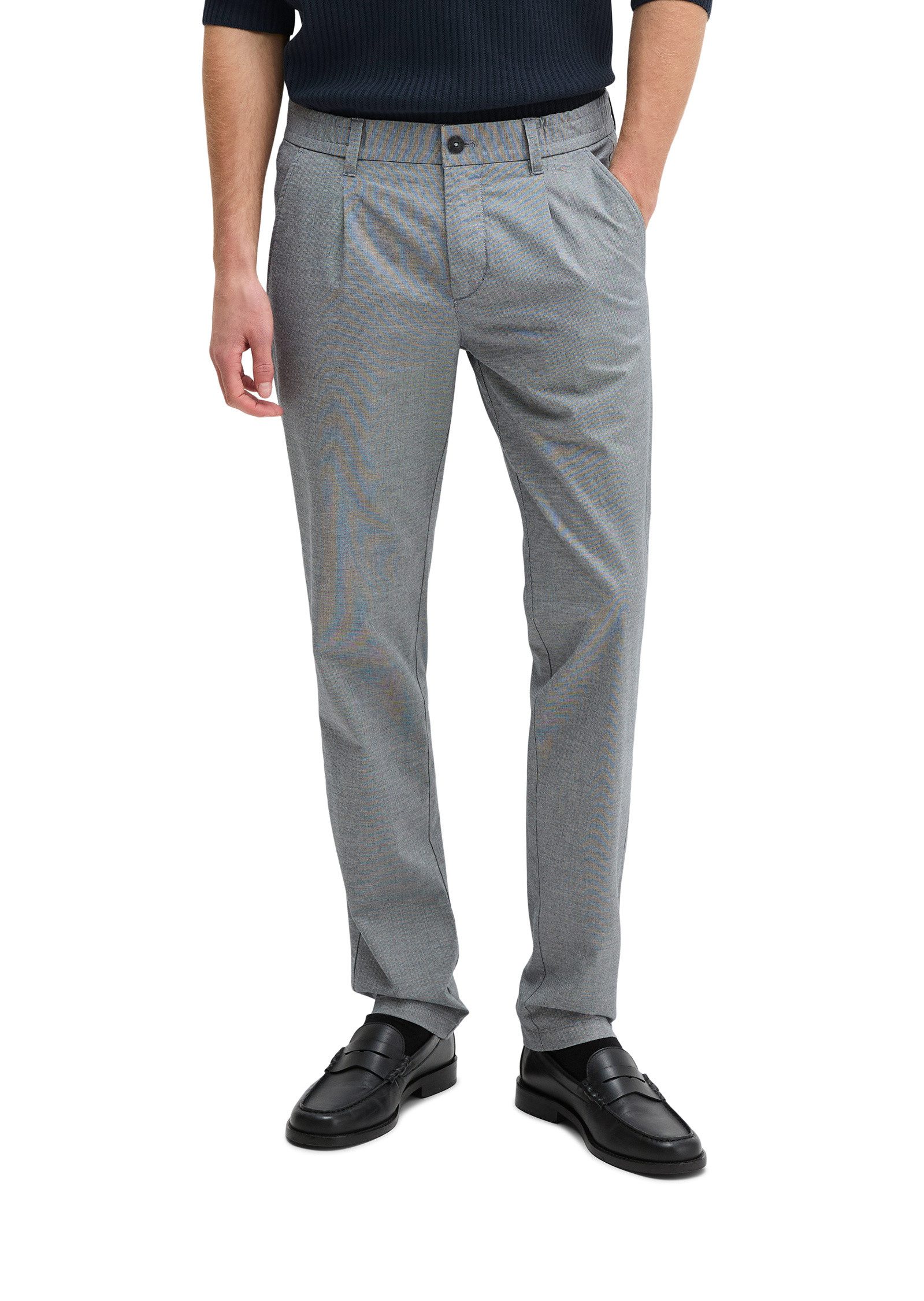 Marc O'Polo Chinohose mit Bundfalten-Details