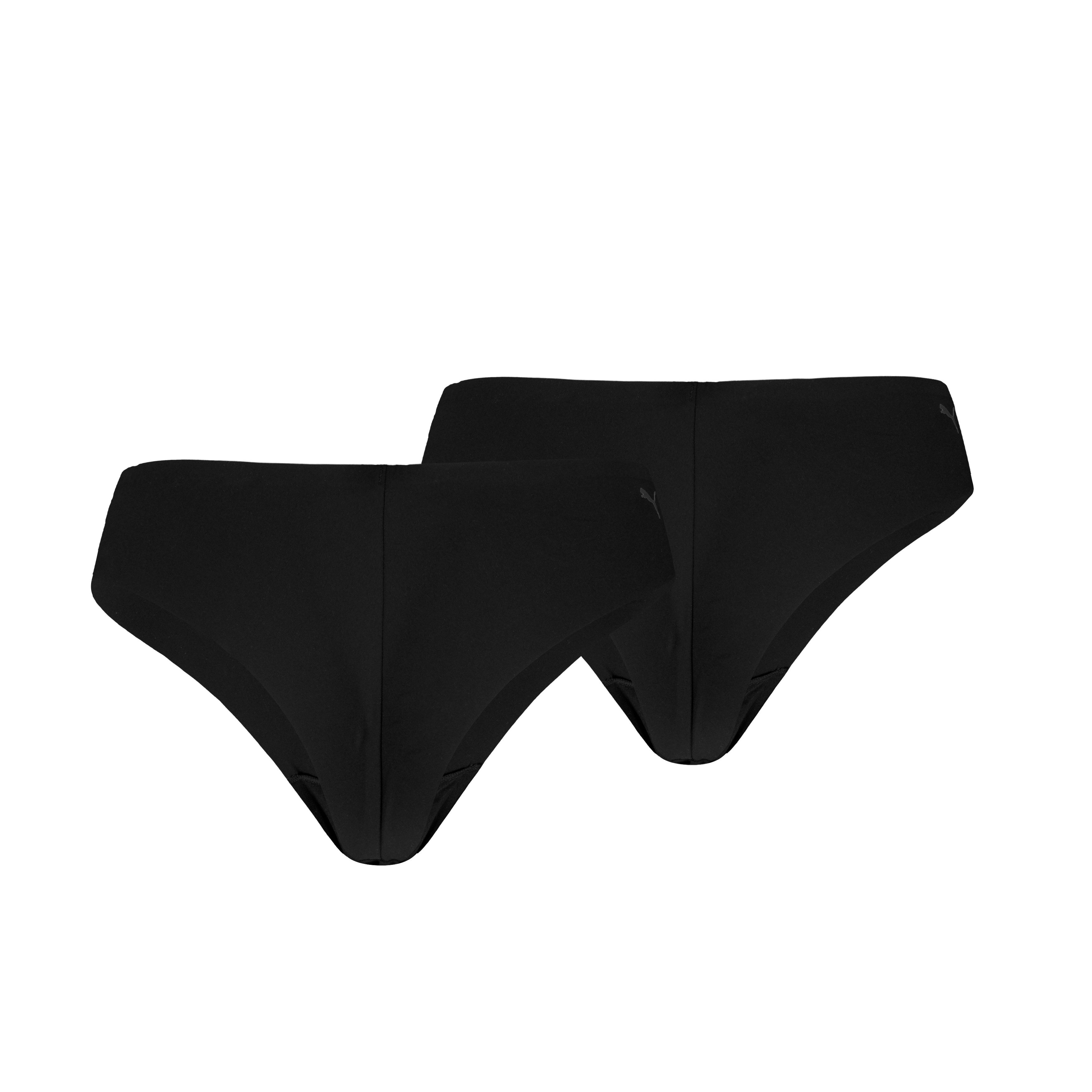 PUMA Brasilslip PUMA WOMEN MICROFIBER BRAZILIAN BRIEFS (2er Pack) nahtlose Ränder für eine unsichtbare Passform